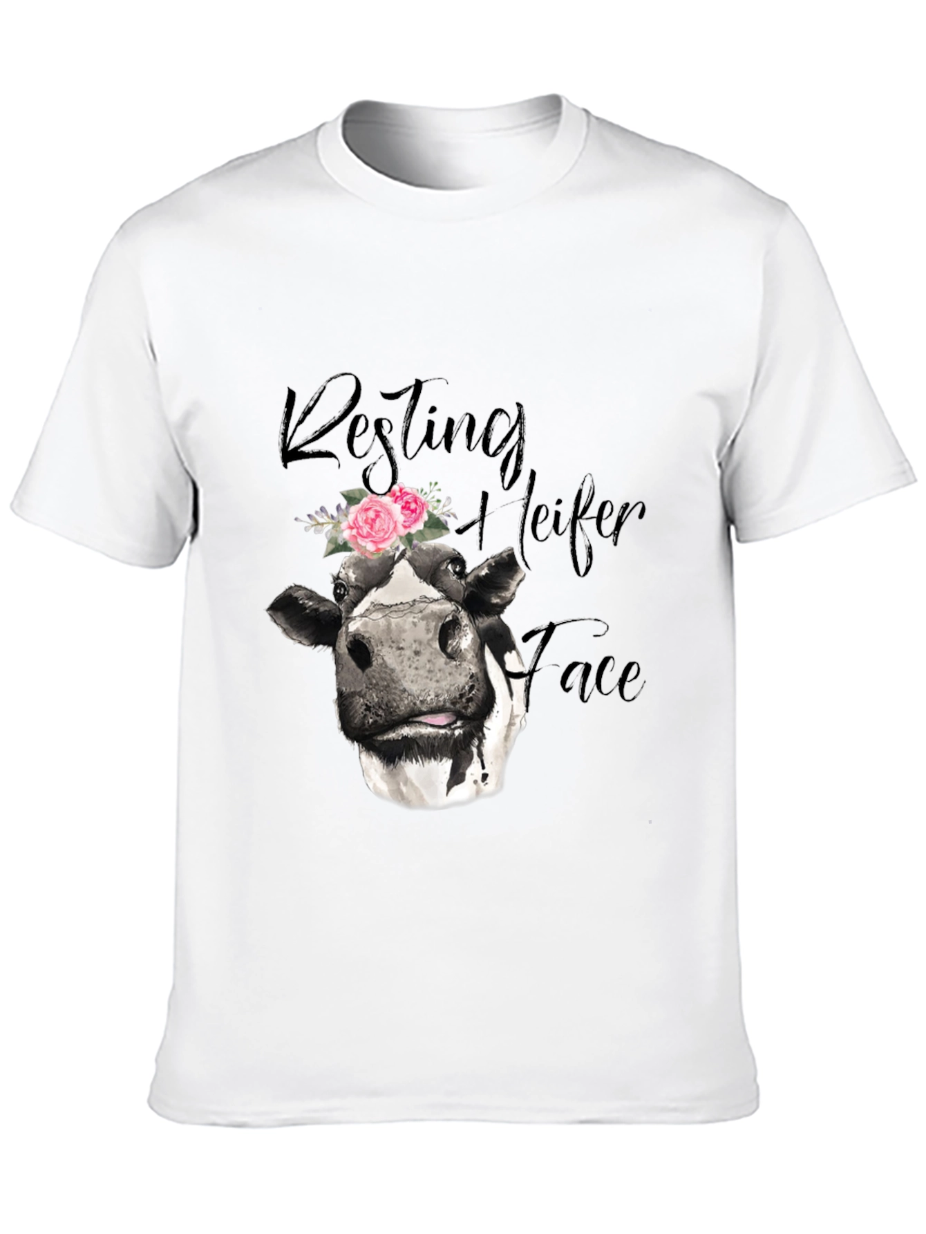 Resting Heifer Face Graphic Tee