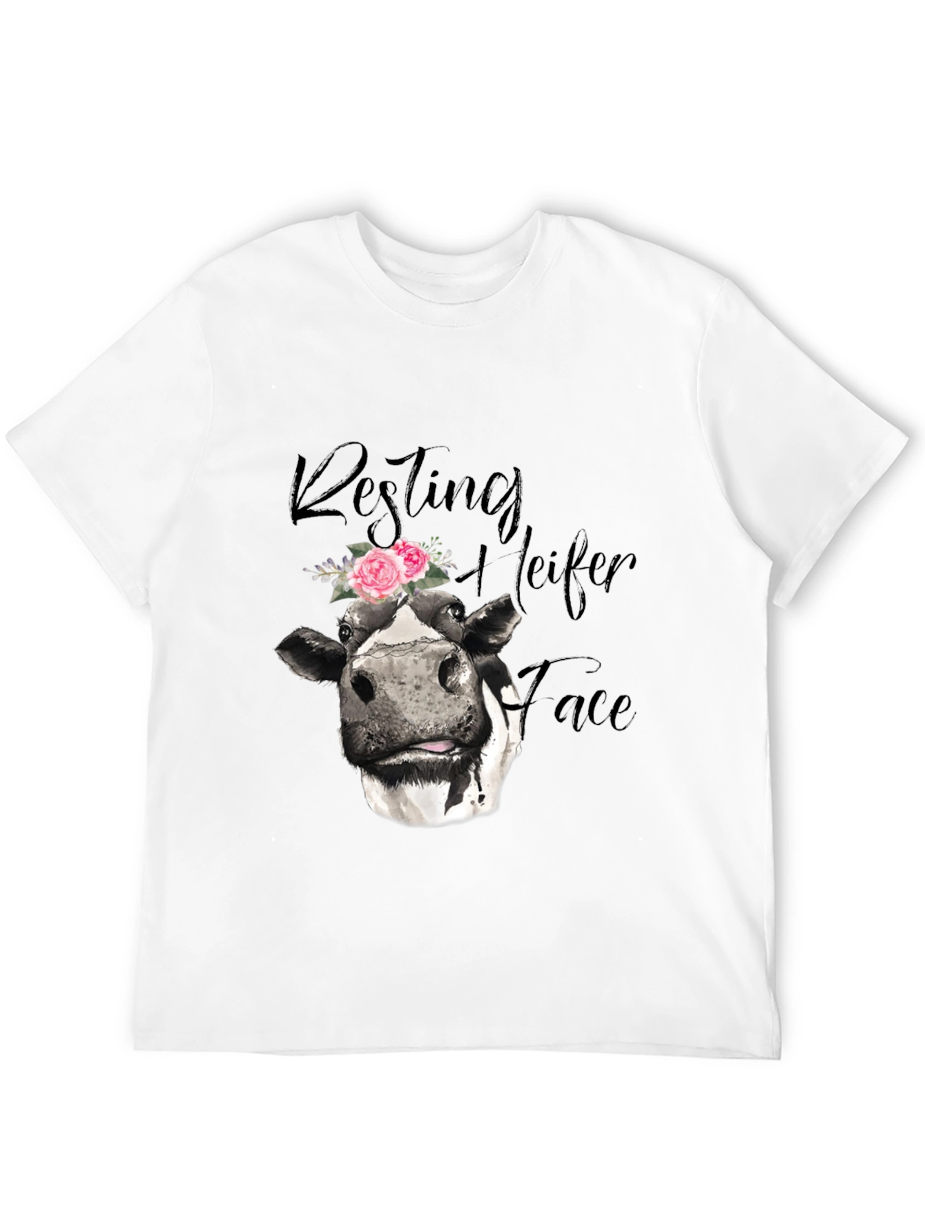 Resting Heifer Face Graphic Tee