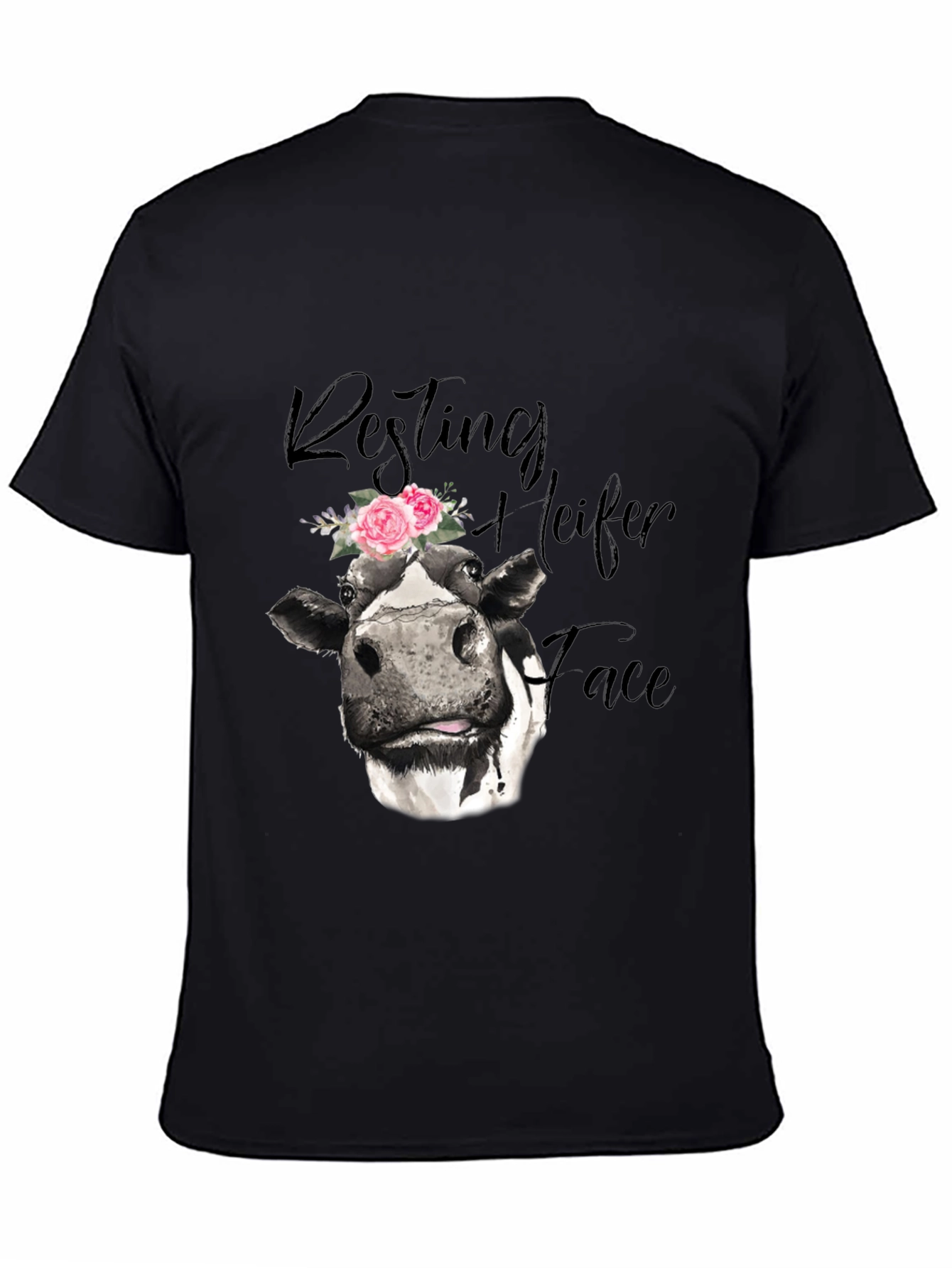 Resting Heifer Face Graphic Tee