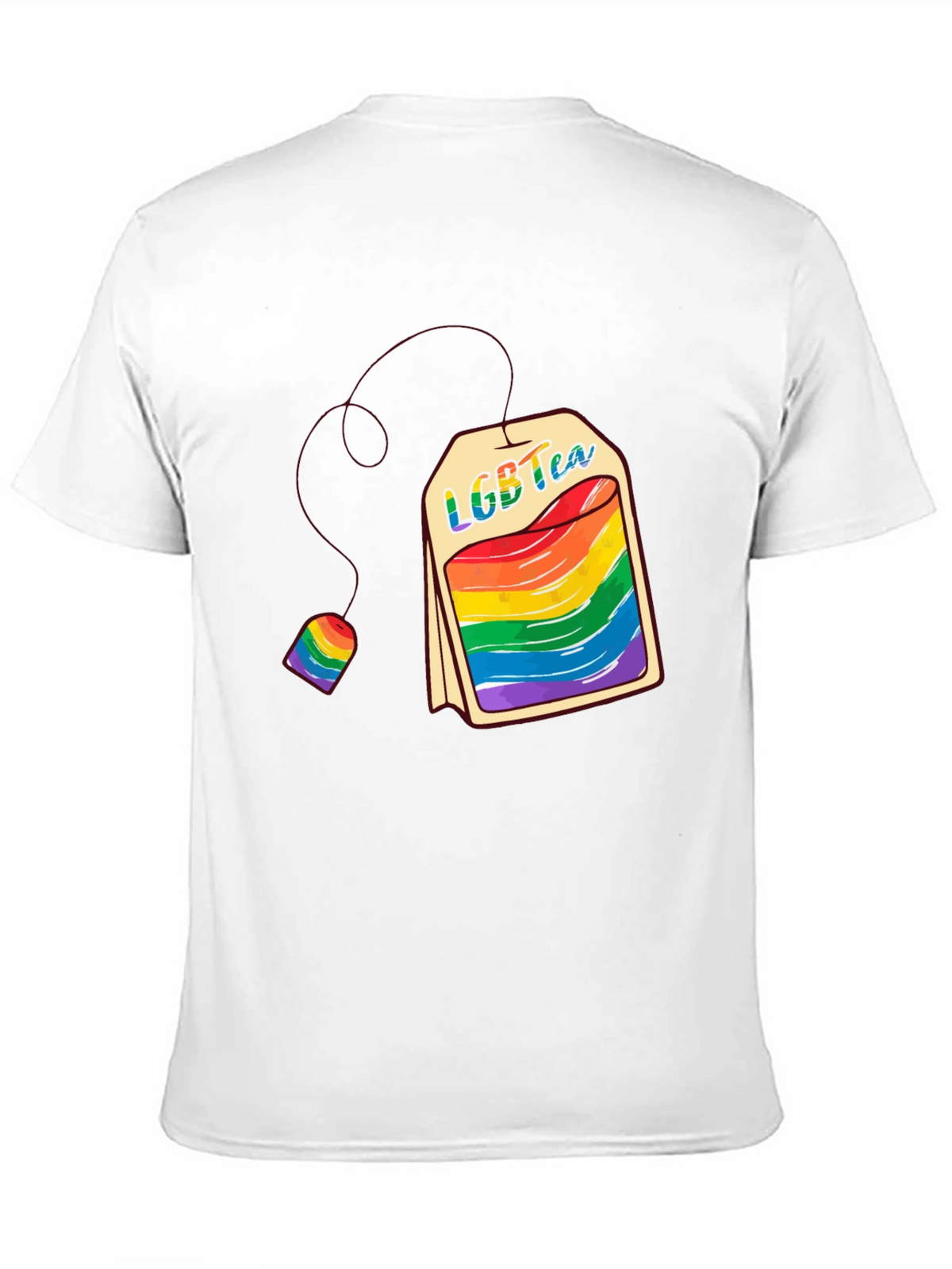 LGBT Tea T-Shirt - Pride Rainbow Graphic Tee