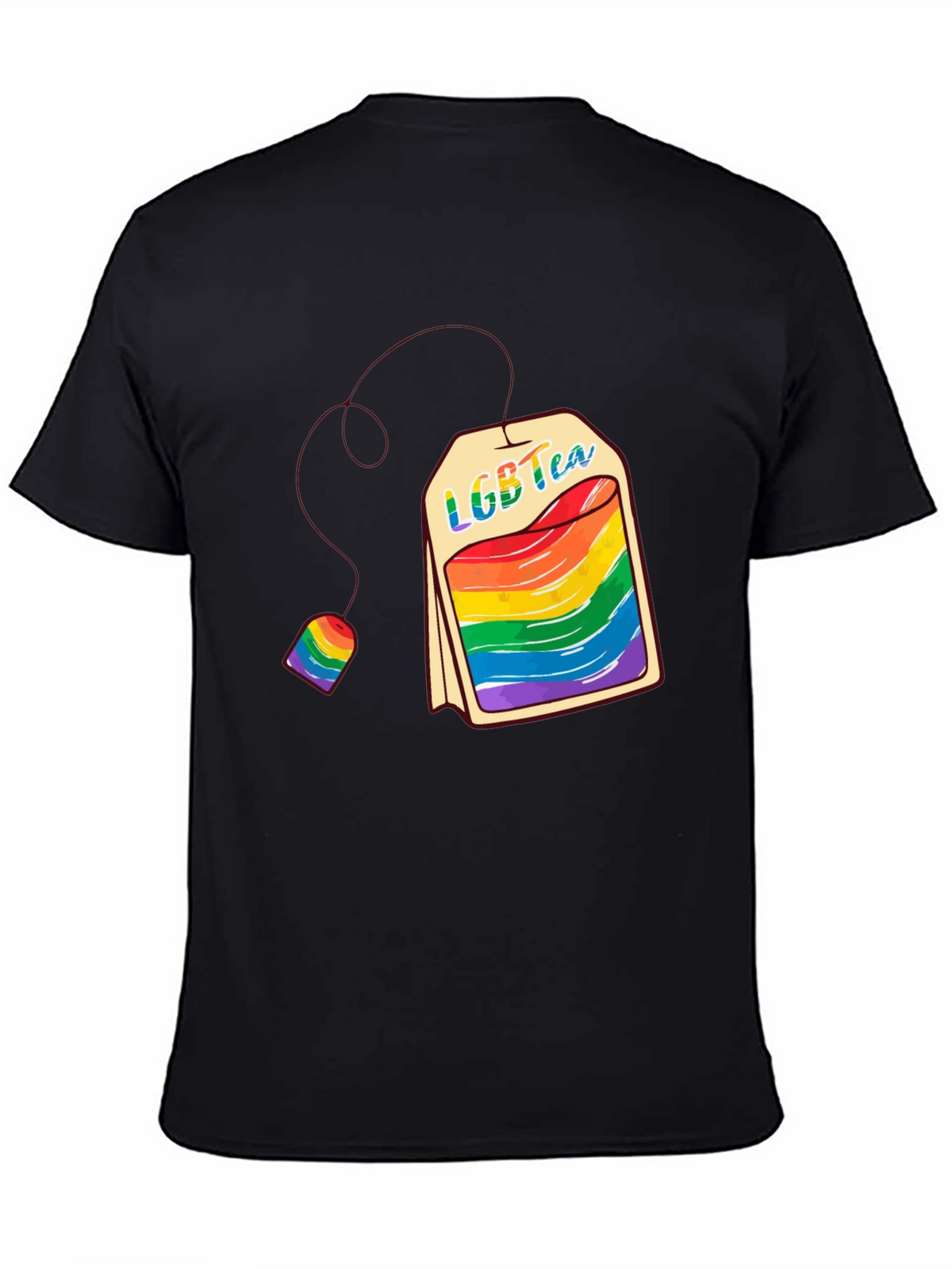 LGBT Tea T-Shirt - Pride Rainbow Graphic Tee