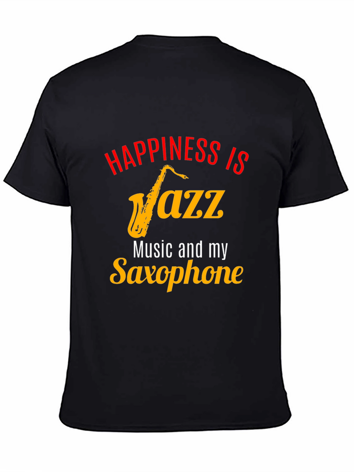 Happiness Jazz & Saxophone Graphic Tee