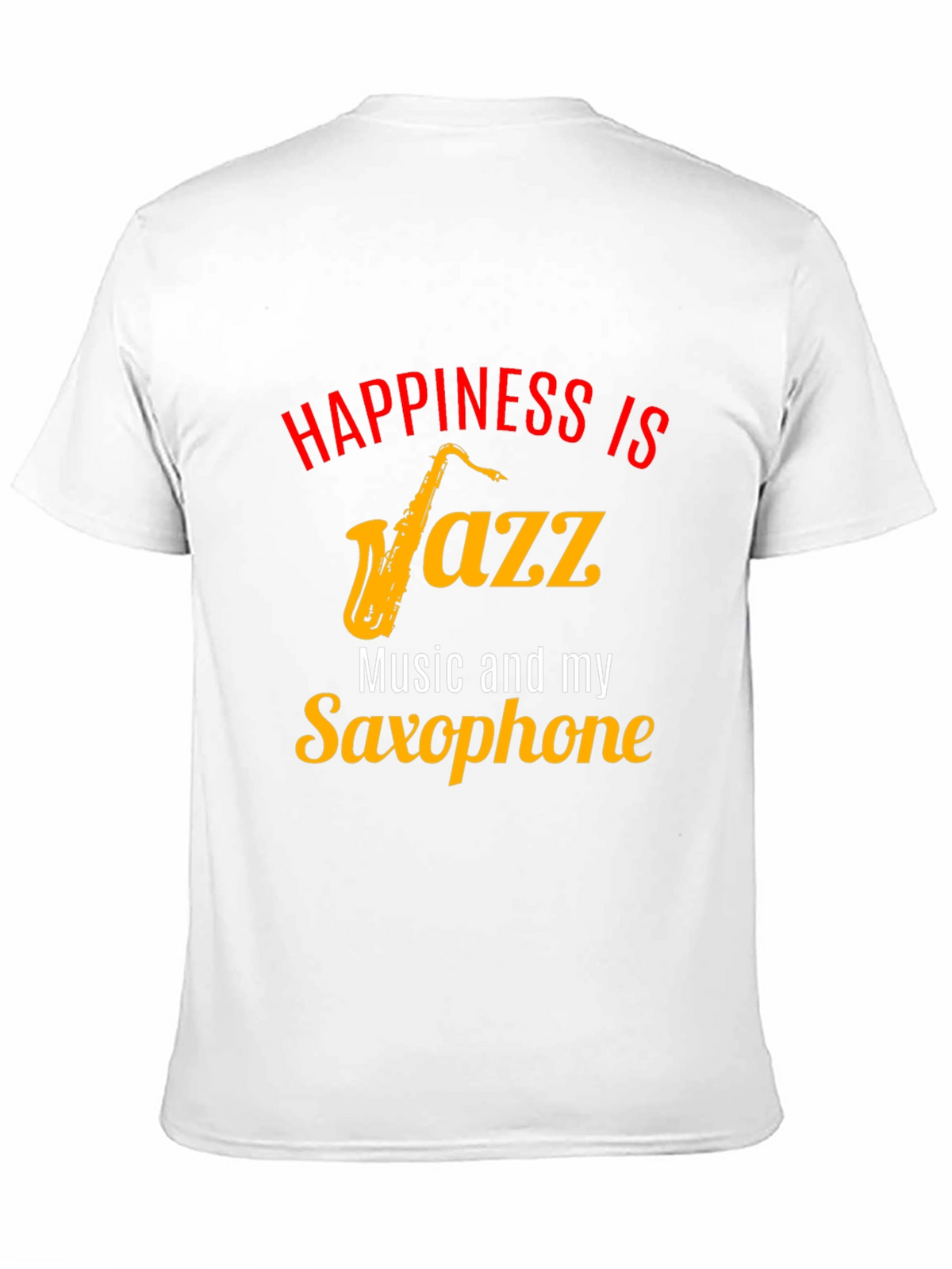 Happiness Jazz & Saxophone Graphic Tee