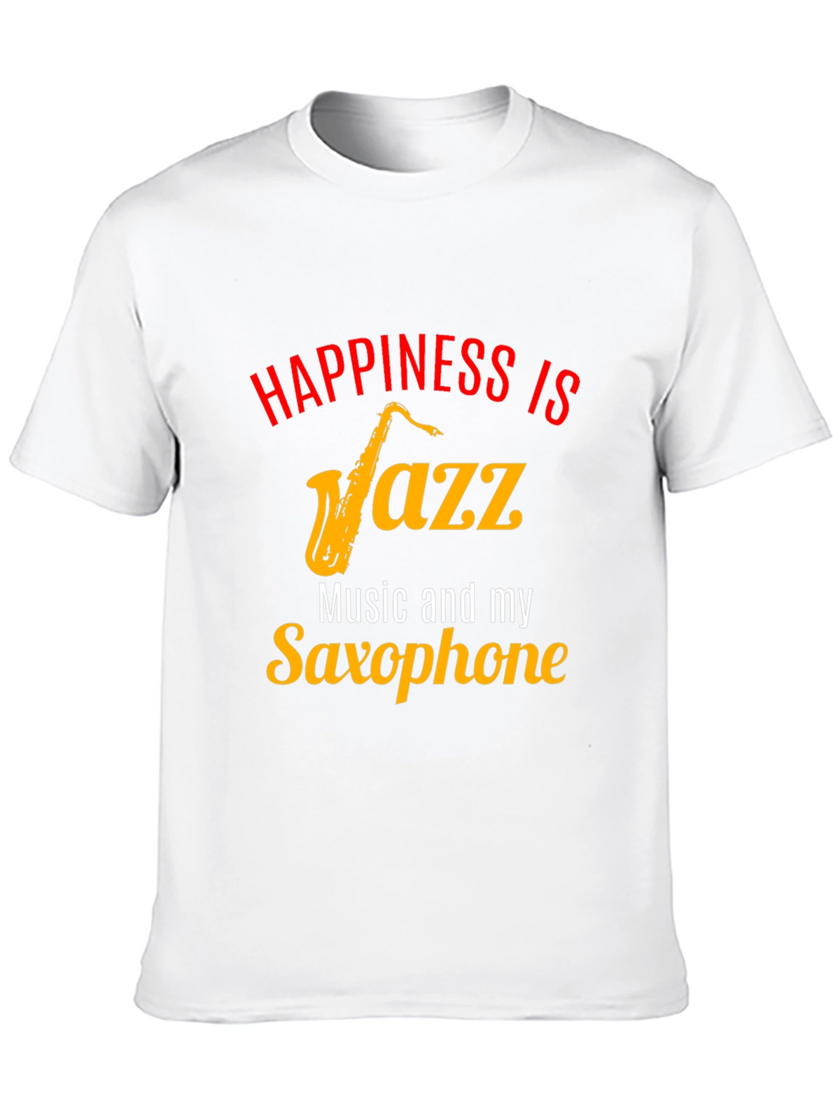 Happiness Jazz & Saxophone Graphic Tee