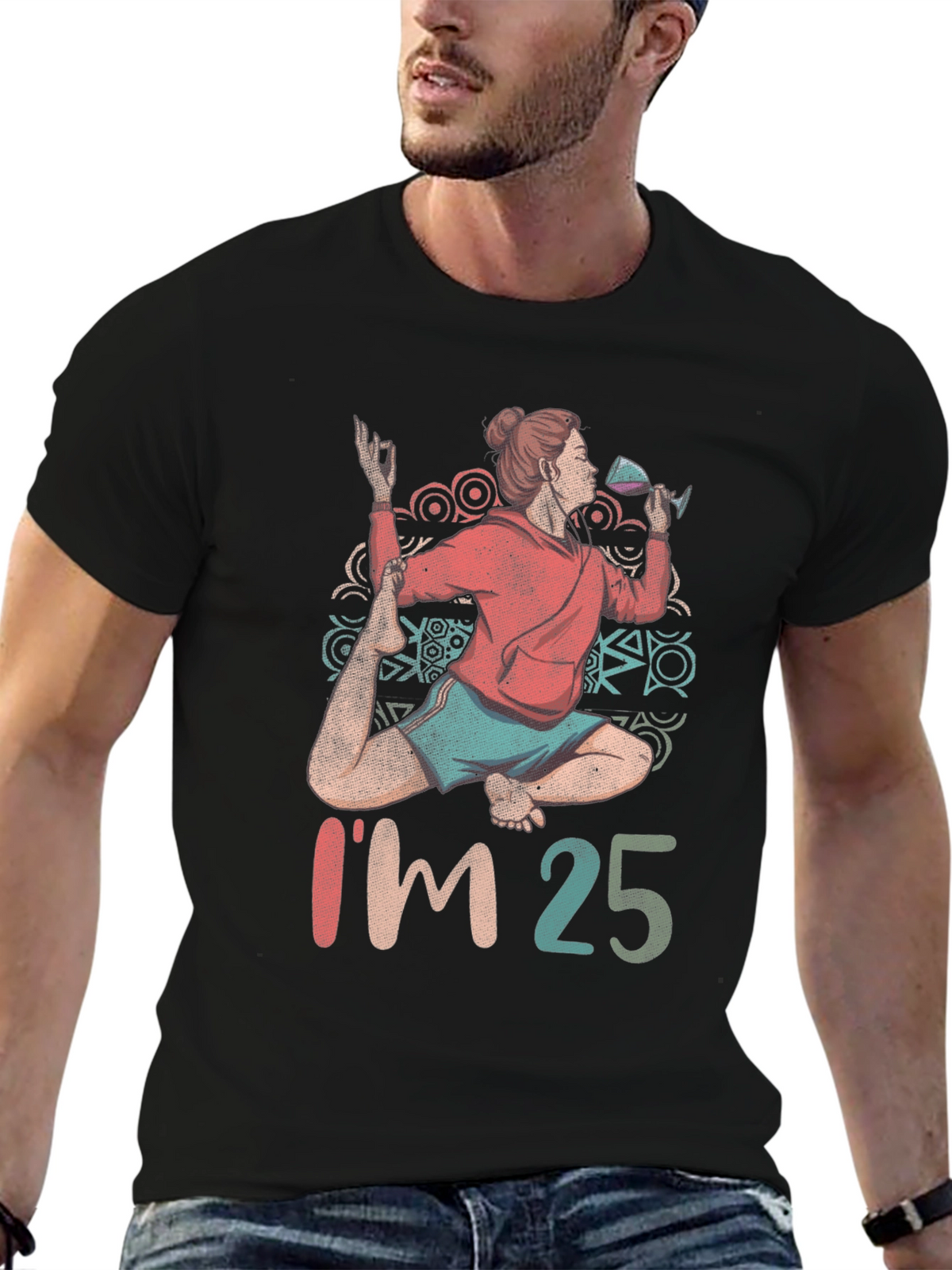 Im 25 Yoga and Wine T-Shirt