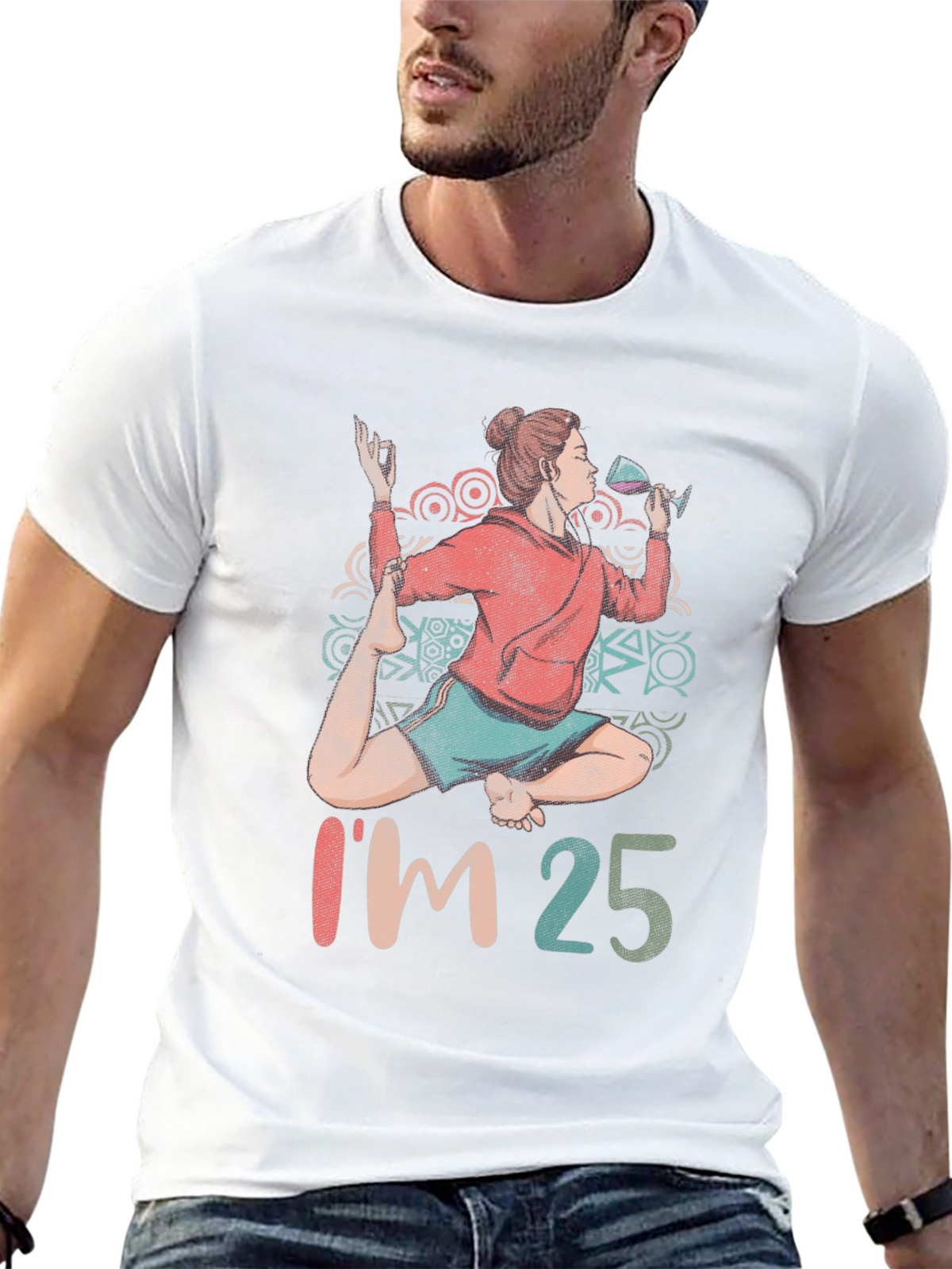 Im 25 Yoga and Wine T-Shirt