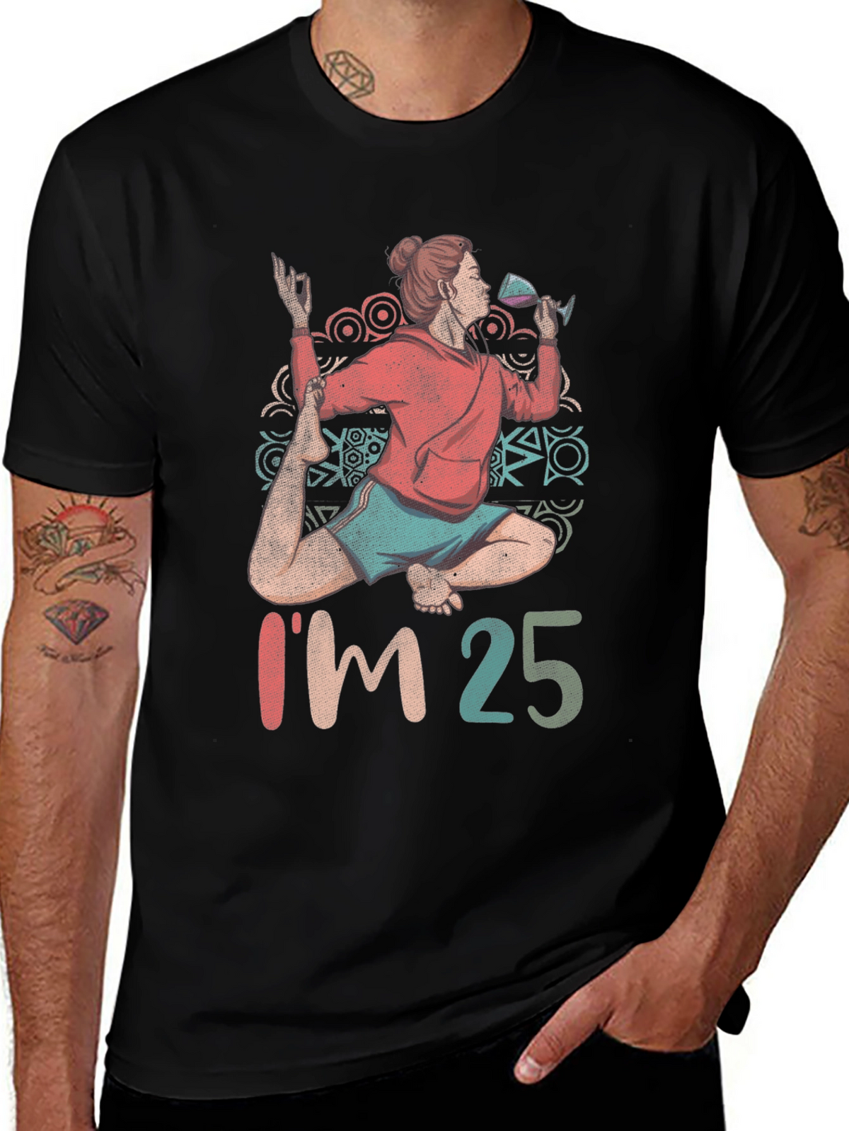 Im 25 Yoga and Wine T-Shirt
