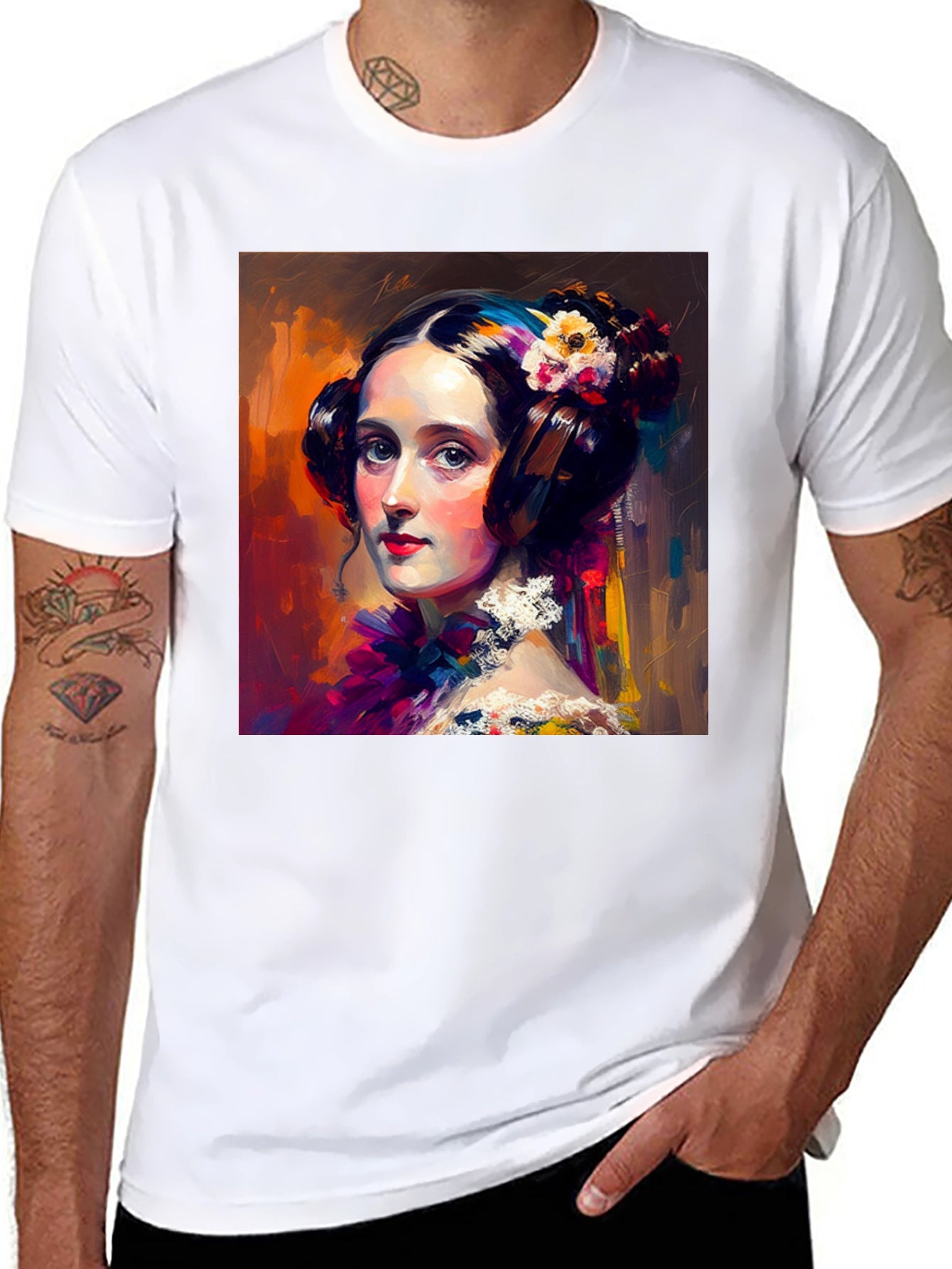 Ada Lovelace Portrait Graphic T-Shirt