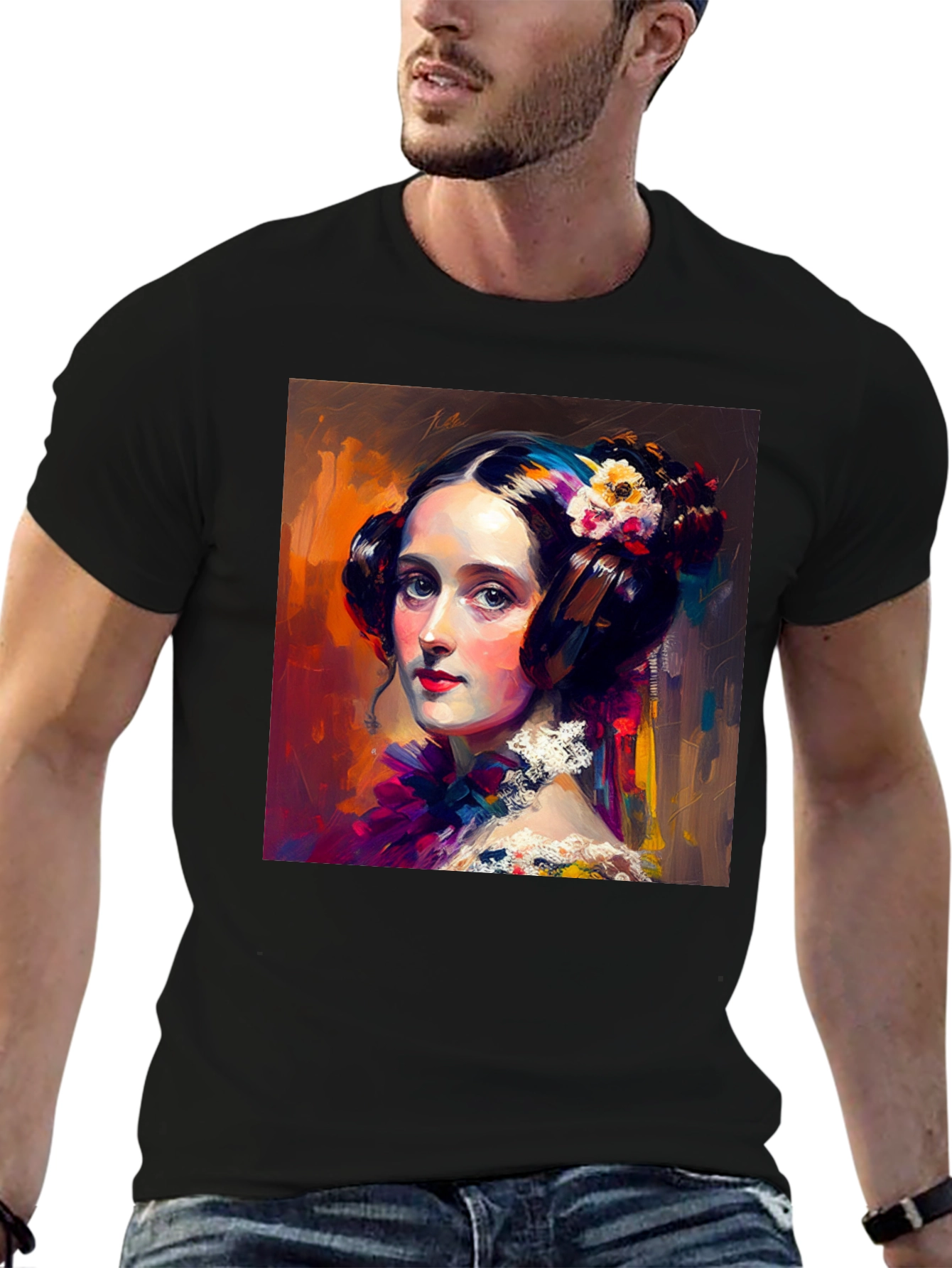 Ada Lovelace Portrait Graphic T-Shirt