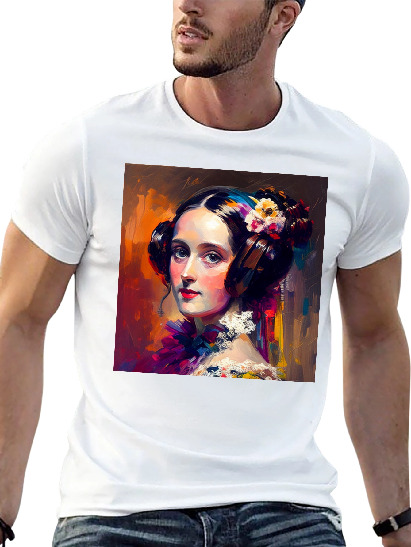 Ada Lovelace Portrait Graphic T-Shirt