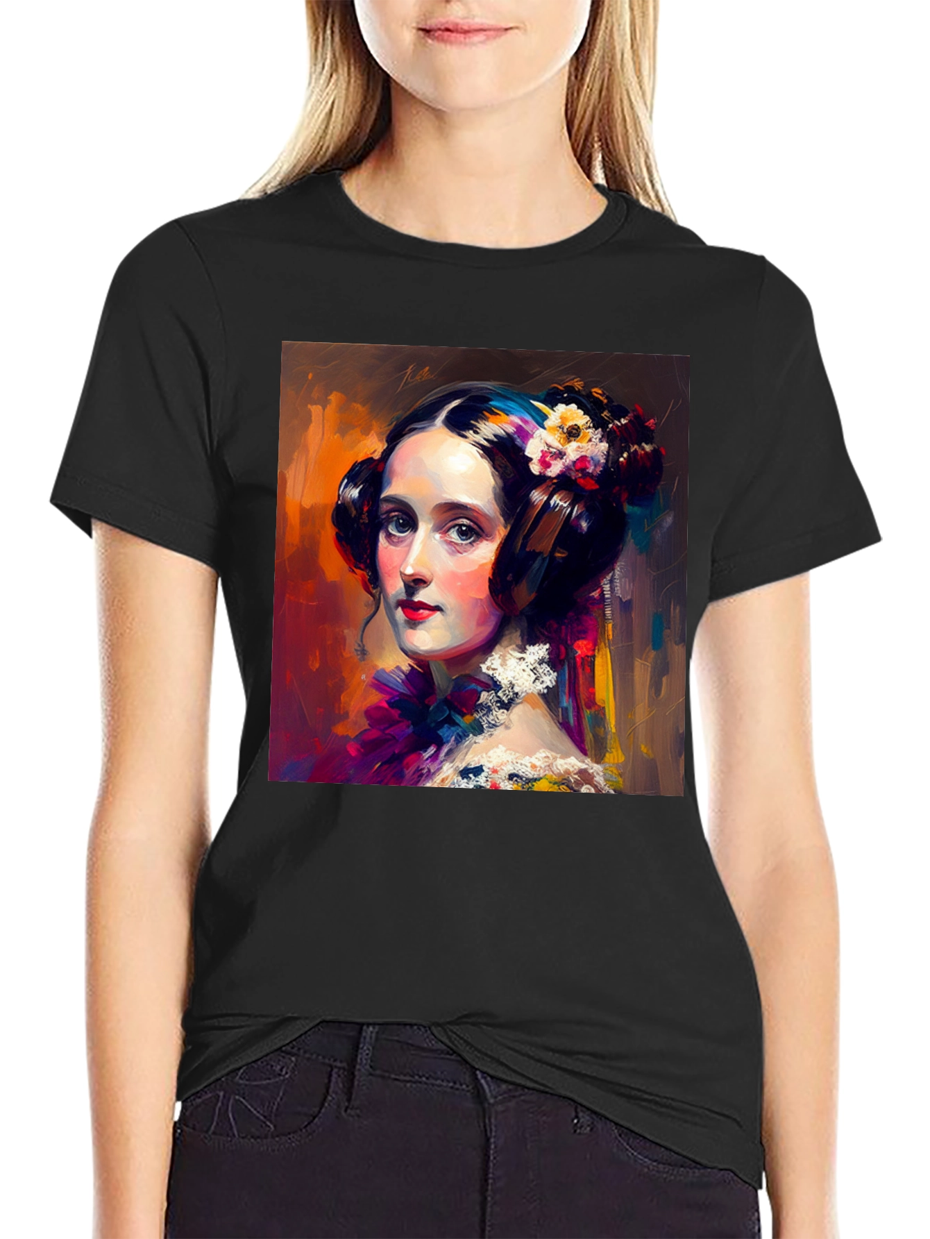 Ada Lovelace Portrait Graphic T-Shirt
