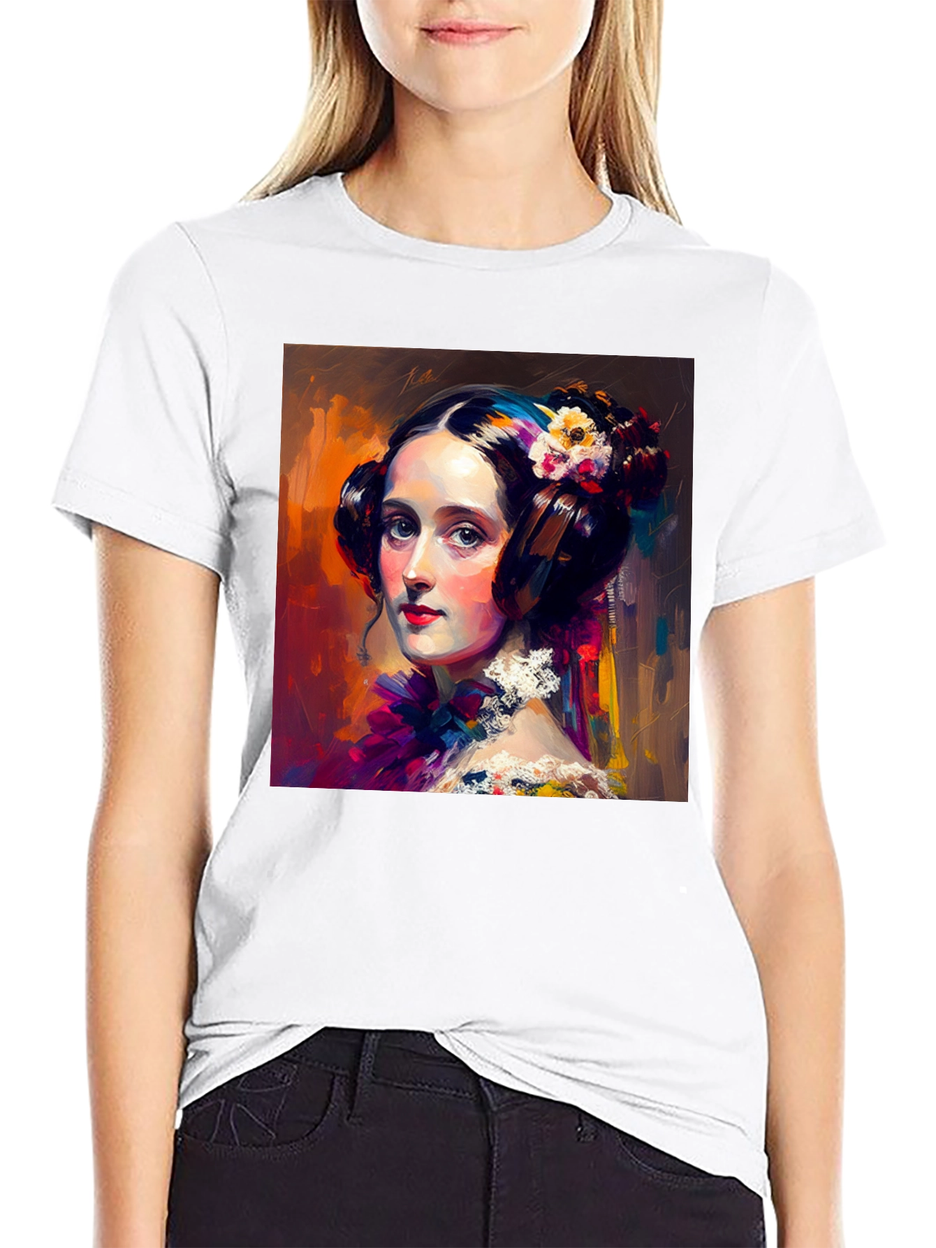 Ada Lovelace Portrait Graphic T-Shirt