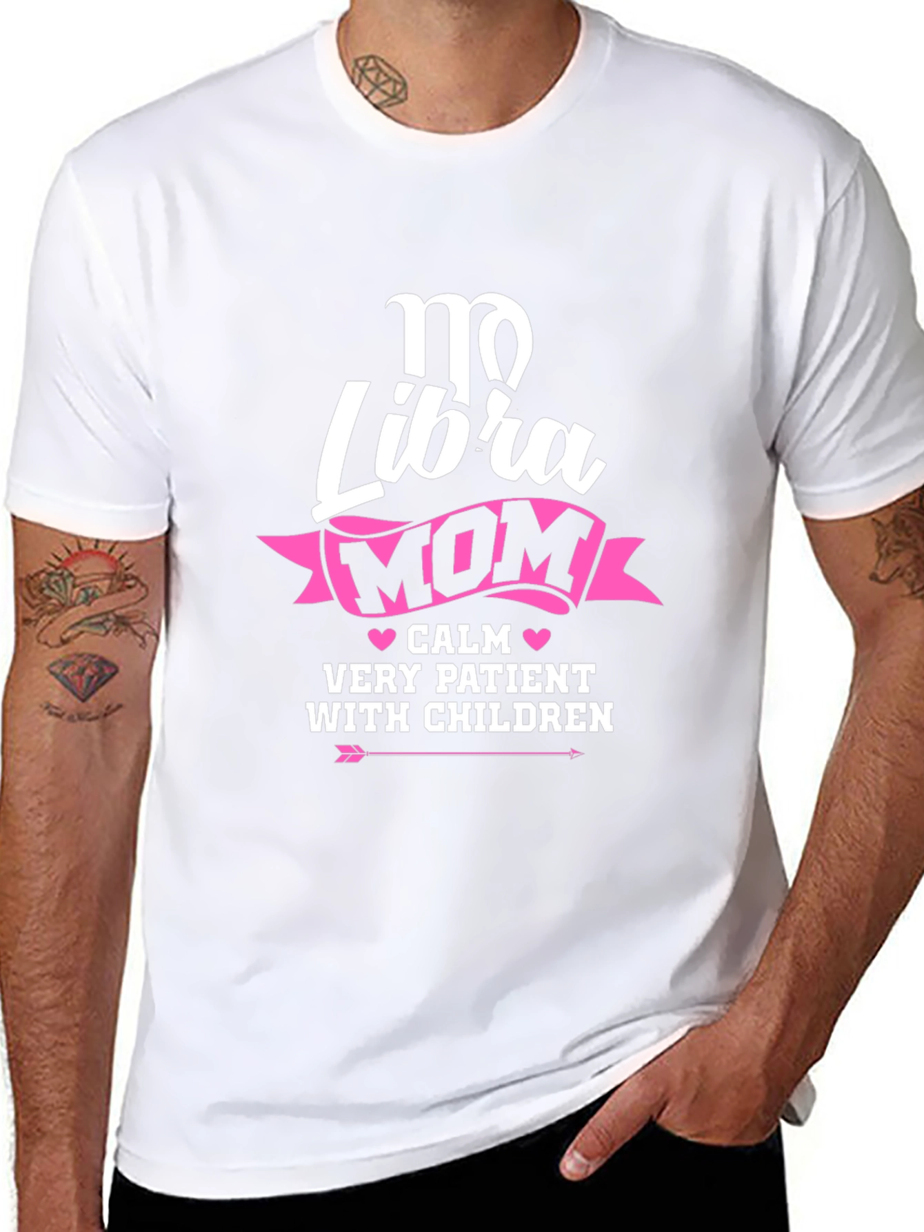 Libra Mom T-Shirt - Calm & Patient with Children