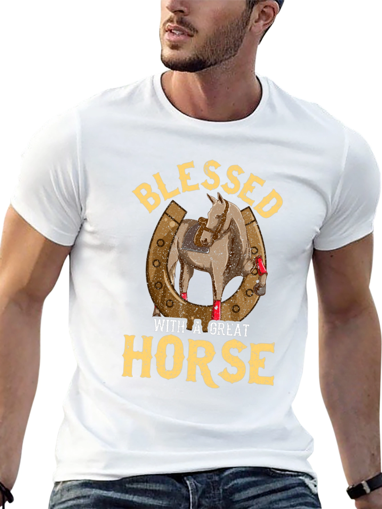 Blessed With A Great Horse T-Shirt