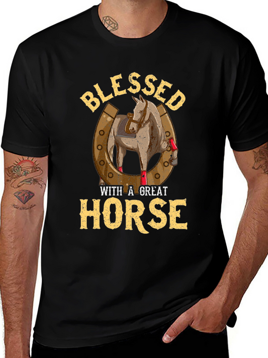 Blessed With A Great Horse T-Shirt