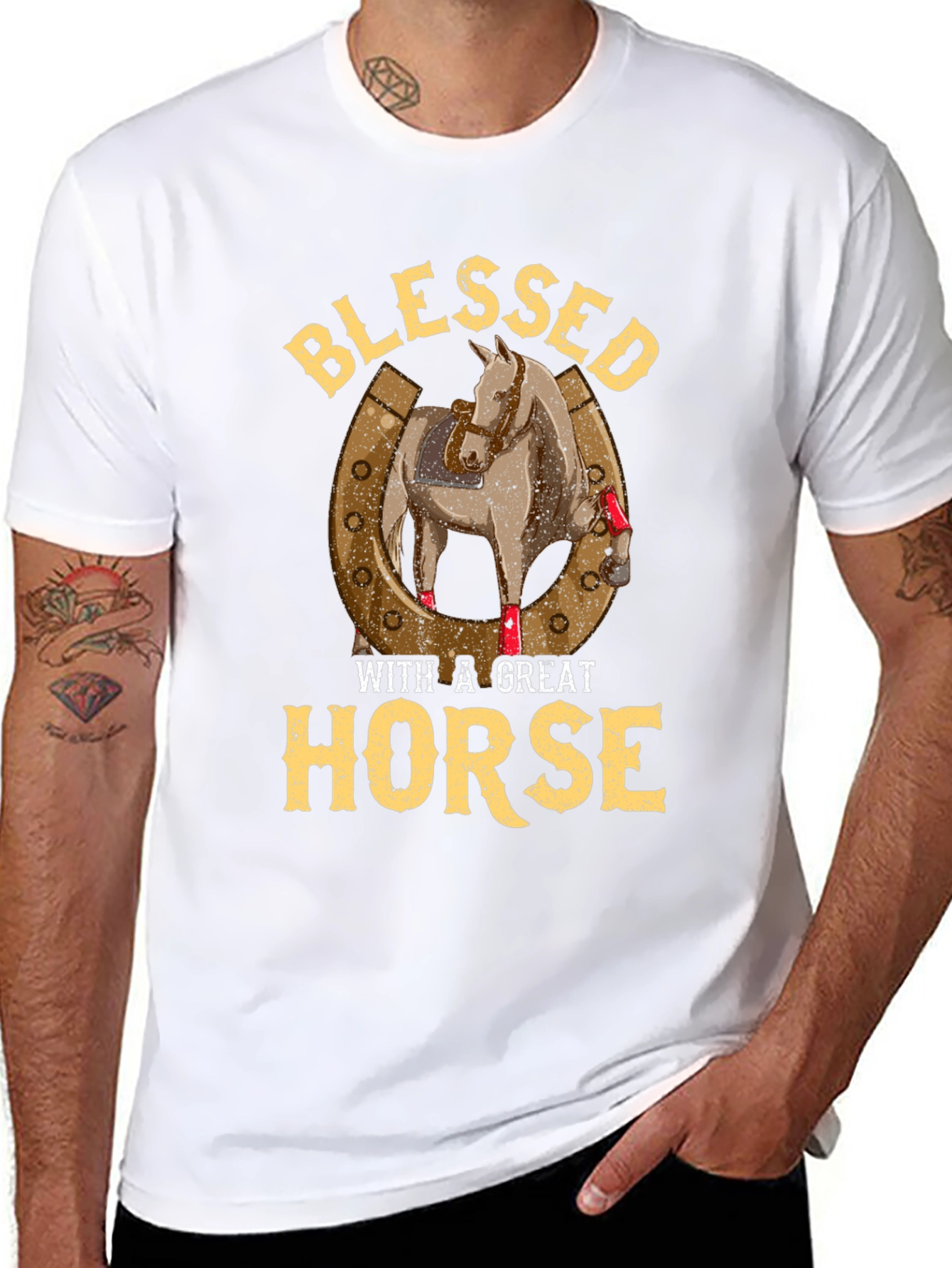 Blessed With A Great Horse T-Shirt