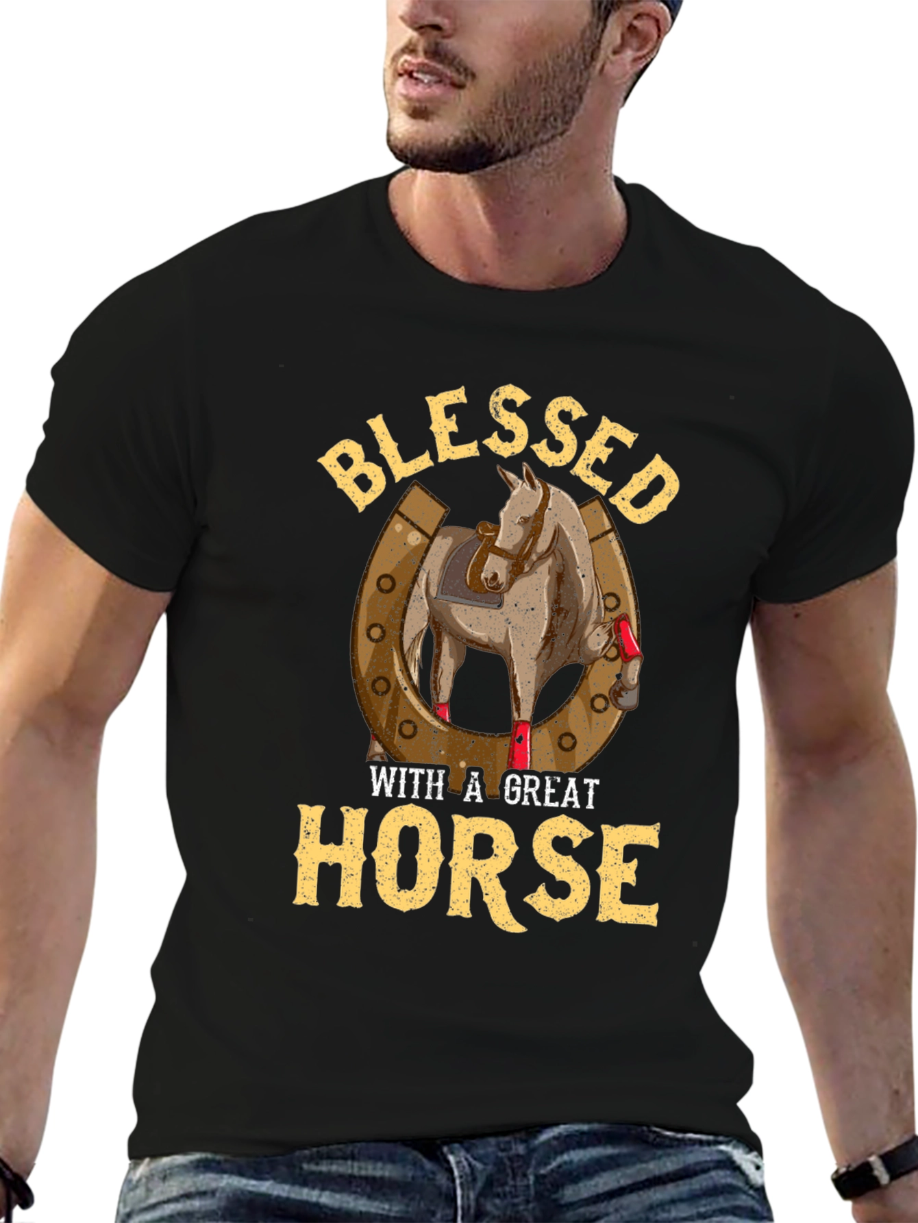 Blessed With A Great Horse T-Shirt