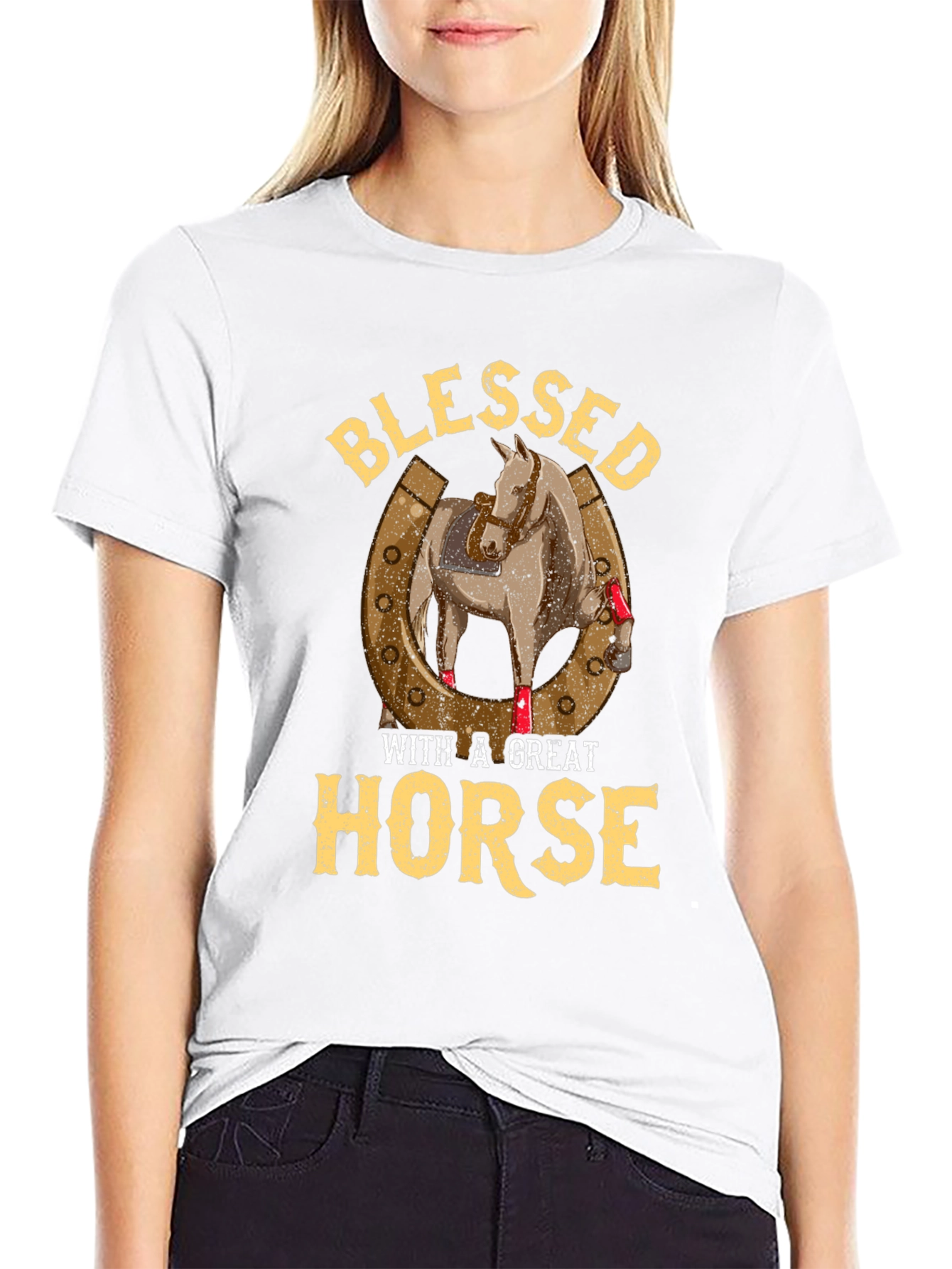 Blessed With A Great Horse T-Shirt
