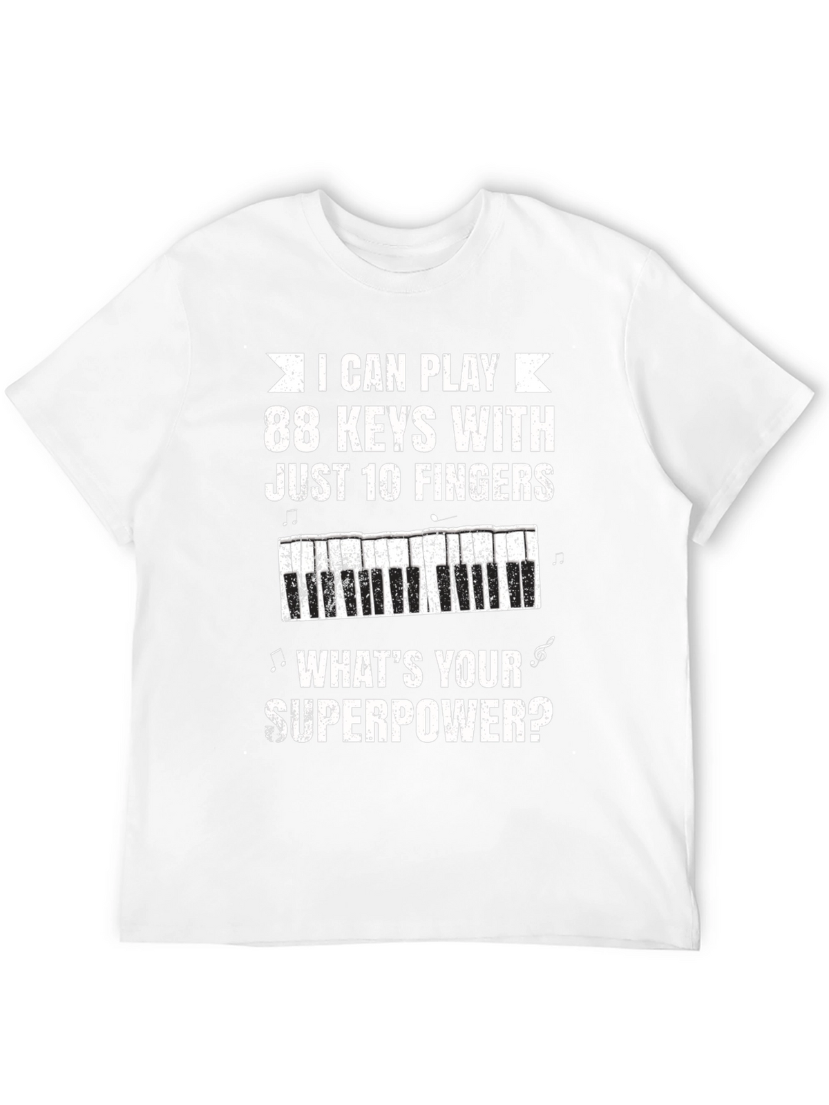 Funny Musician T-Shirt: 88 Keys Superpower