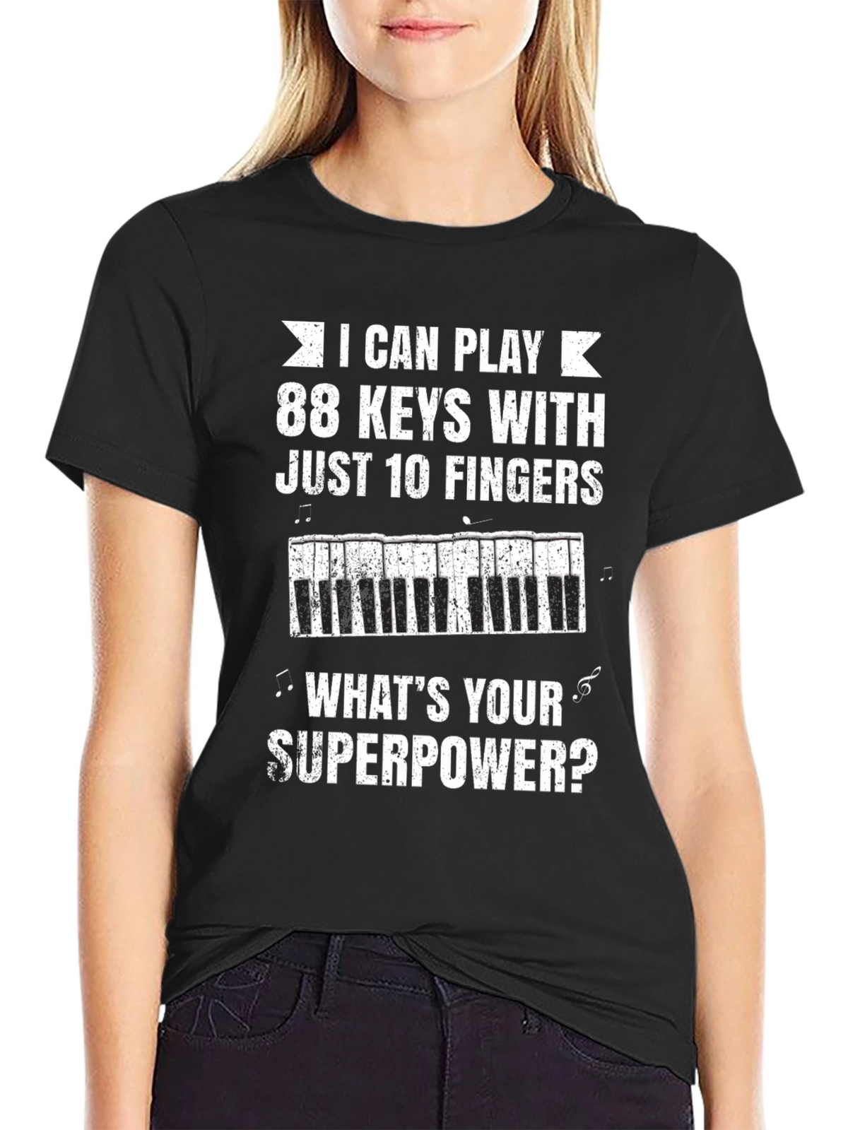 Funny Musician T-Shirt: 88 Keys Superpower