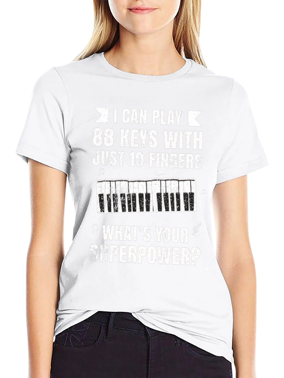 Funny Musician T-Shirt: 88 Keys Superpower