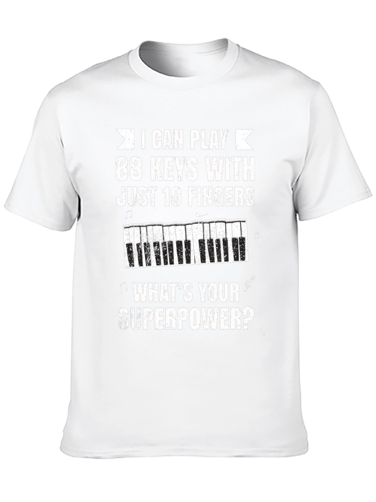 Funny Musician T-Shirt: 88 Keys Superpower