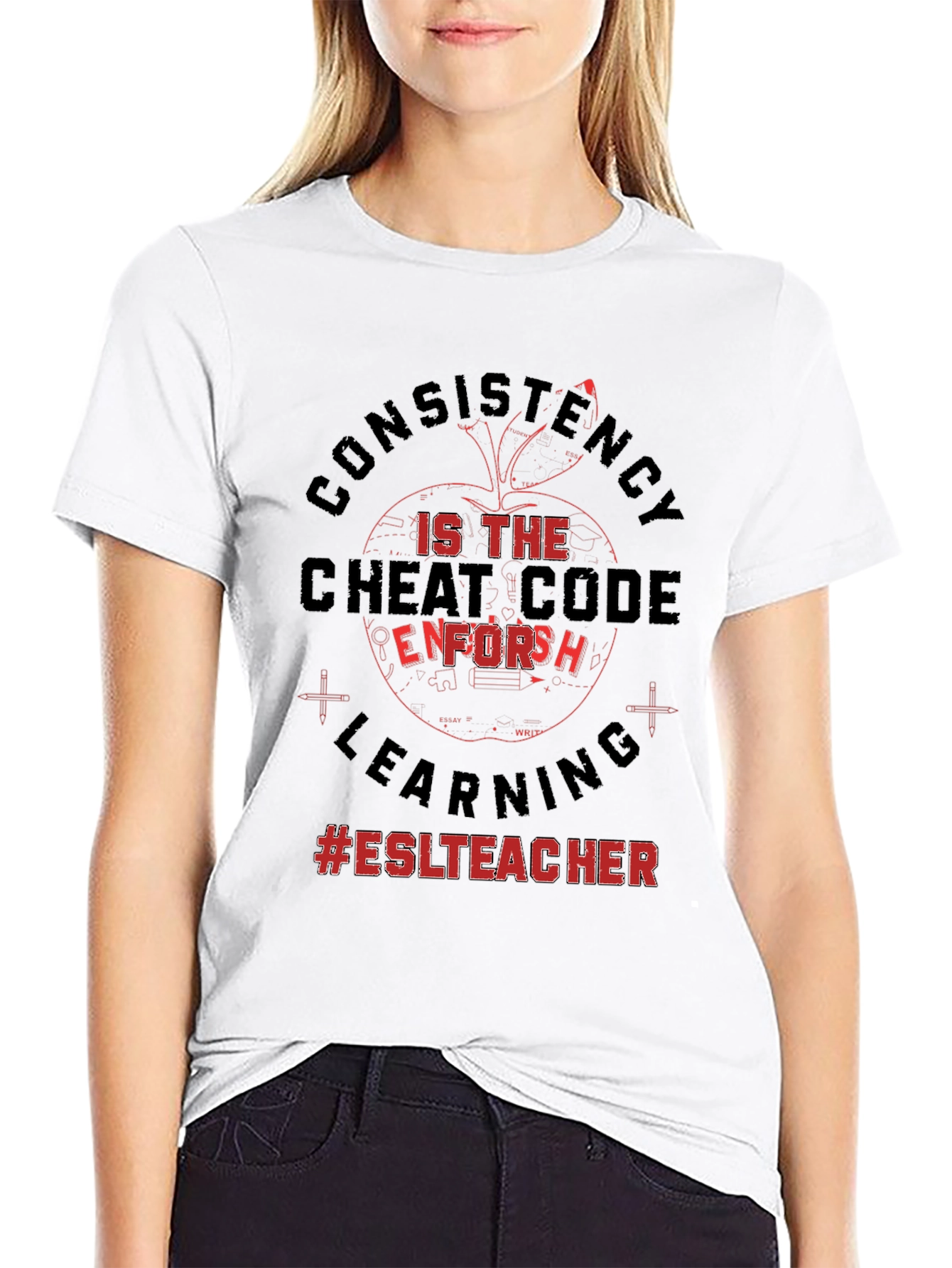 ESL Teacher Consistency Cheat Code T-Shirt