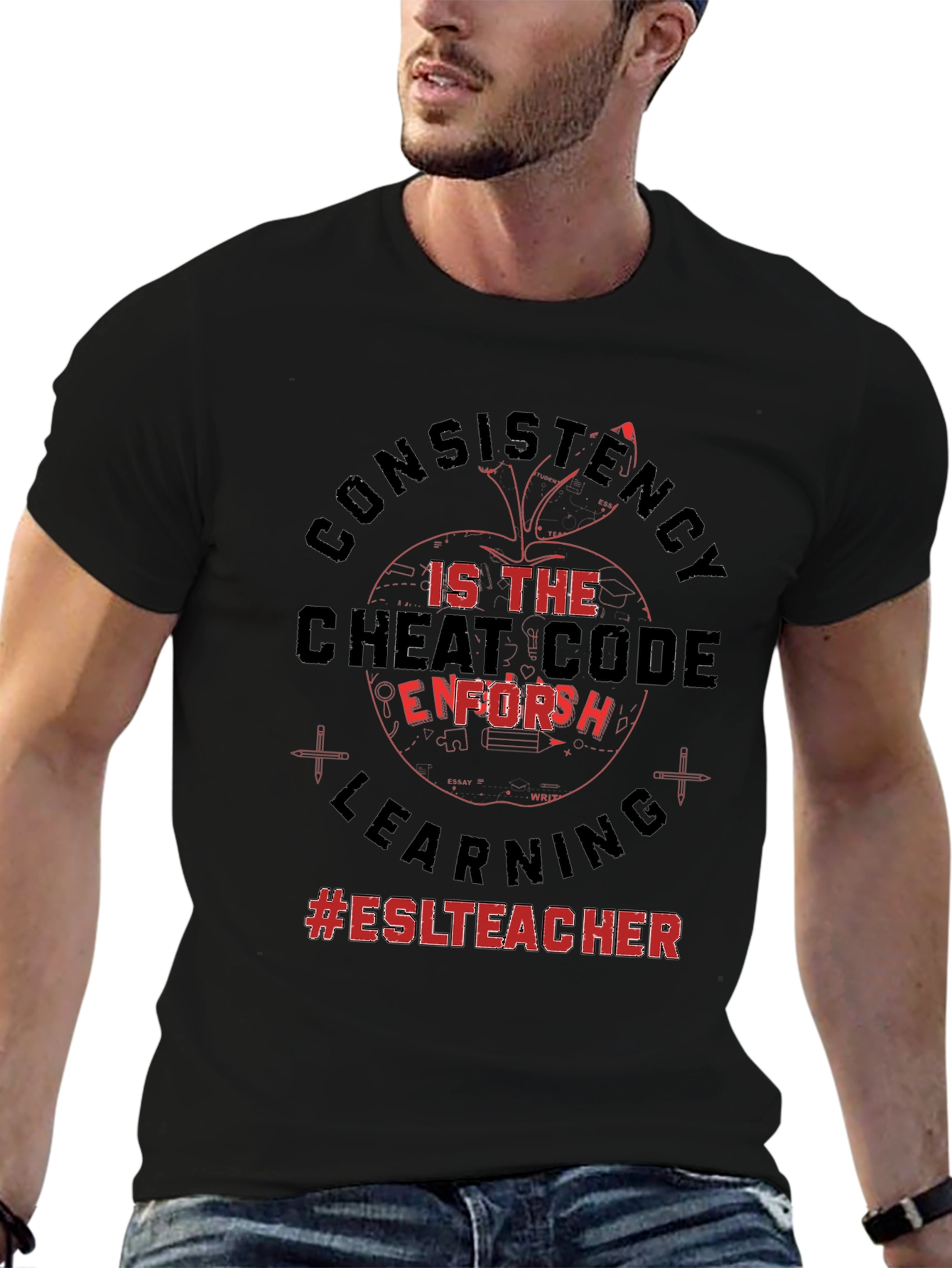 ESL Teacher Consistency Cheat Code T-Shirt