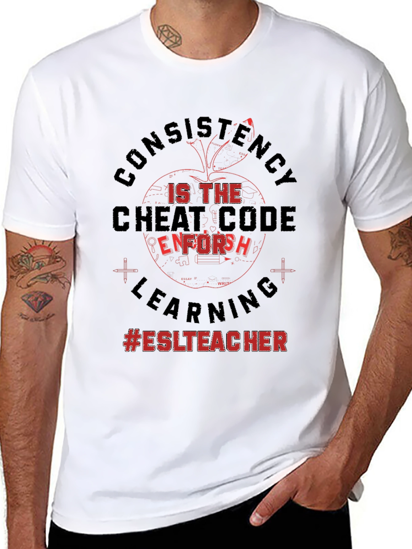 ESL Teacher Consistency Cheat Code T-Shirt