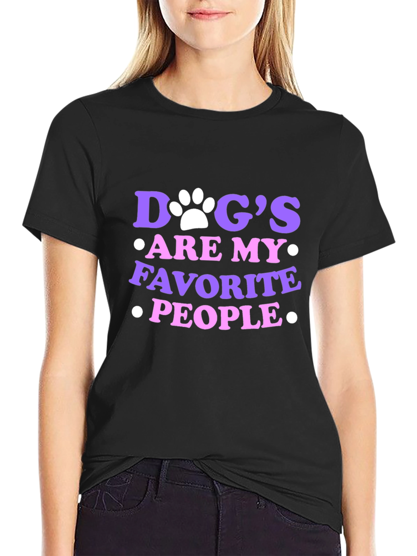 Dogs Are My Favorite People Graphic Tee