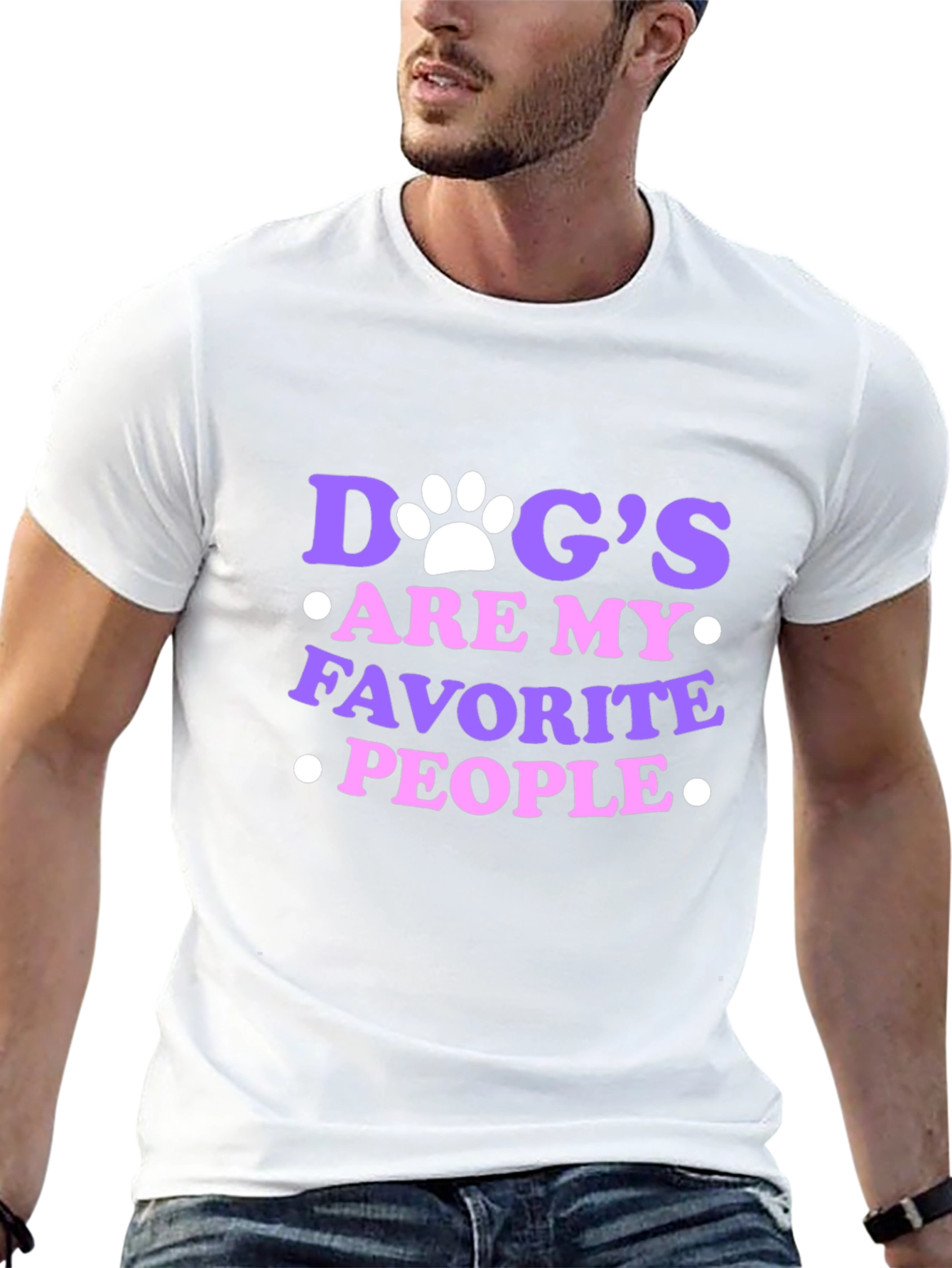 Dogs Are My Favorite People Graphic Tee