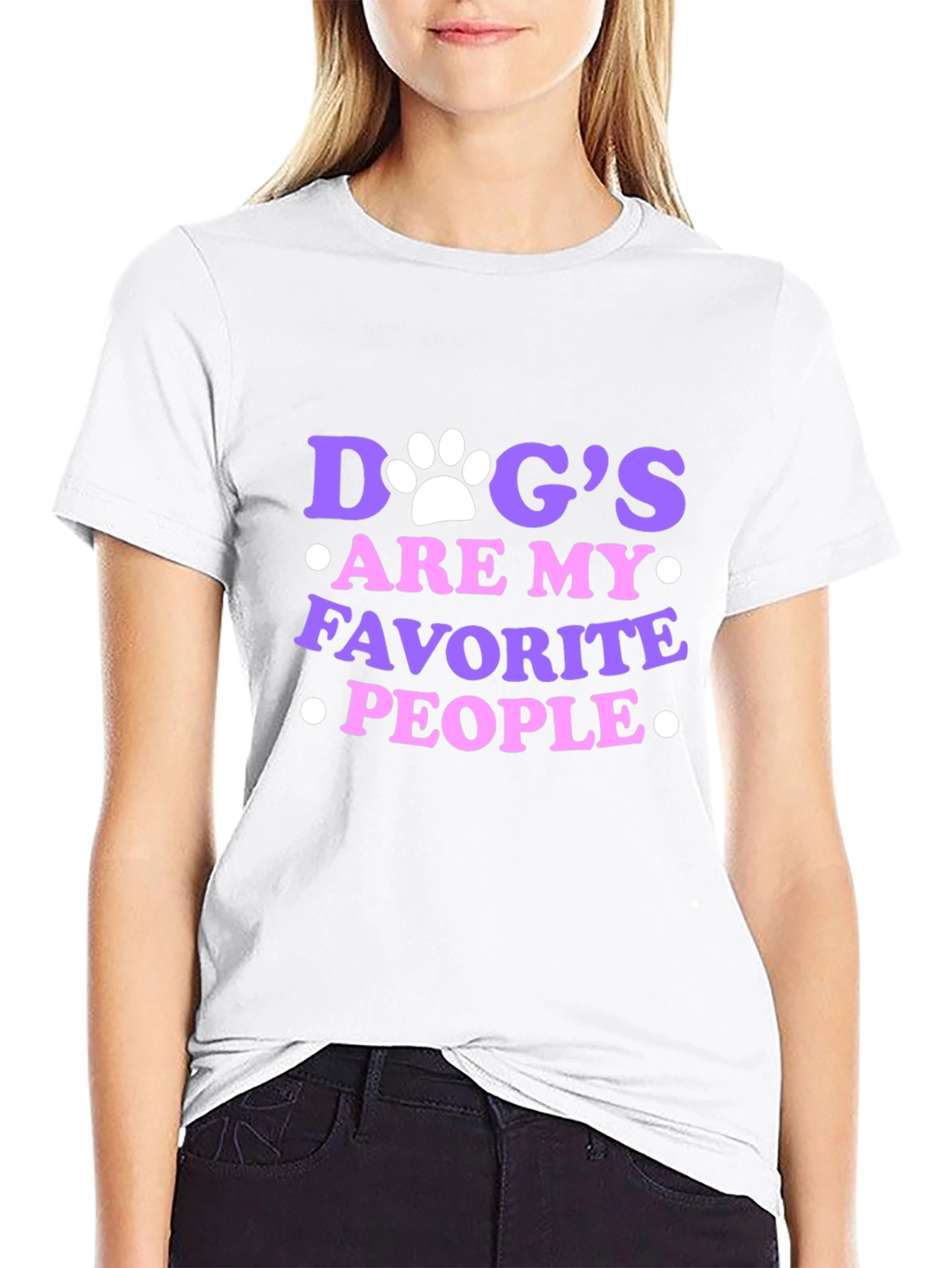 Dogs Are My Favorite People Graphic Tee