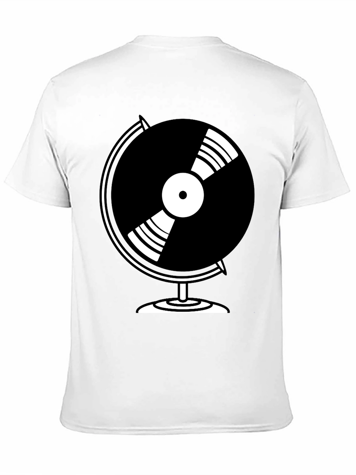 Globe Vinyl Record Graphic Tee