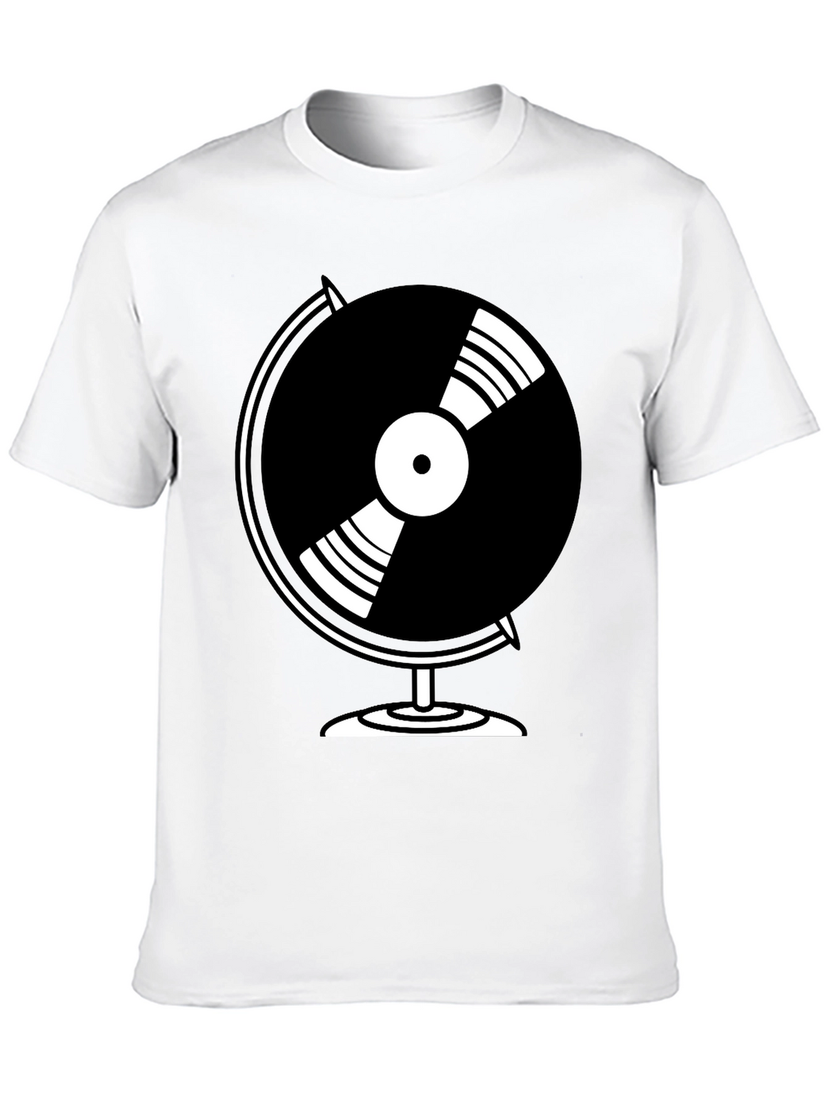 Globe Vinyl Record Graphic Tee