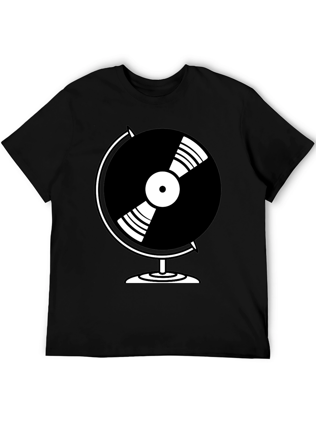 Globe Vinyl Record Graphic Tee
