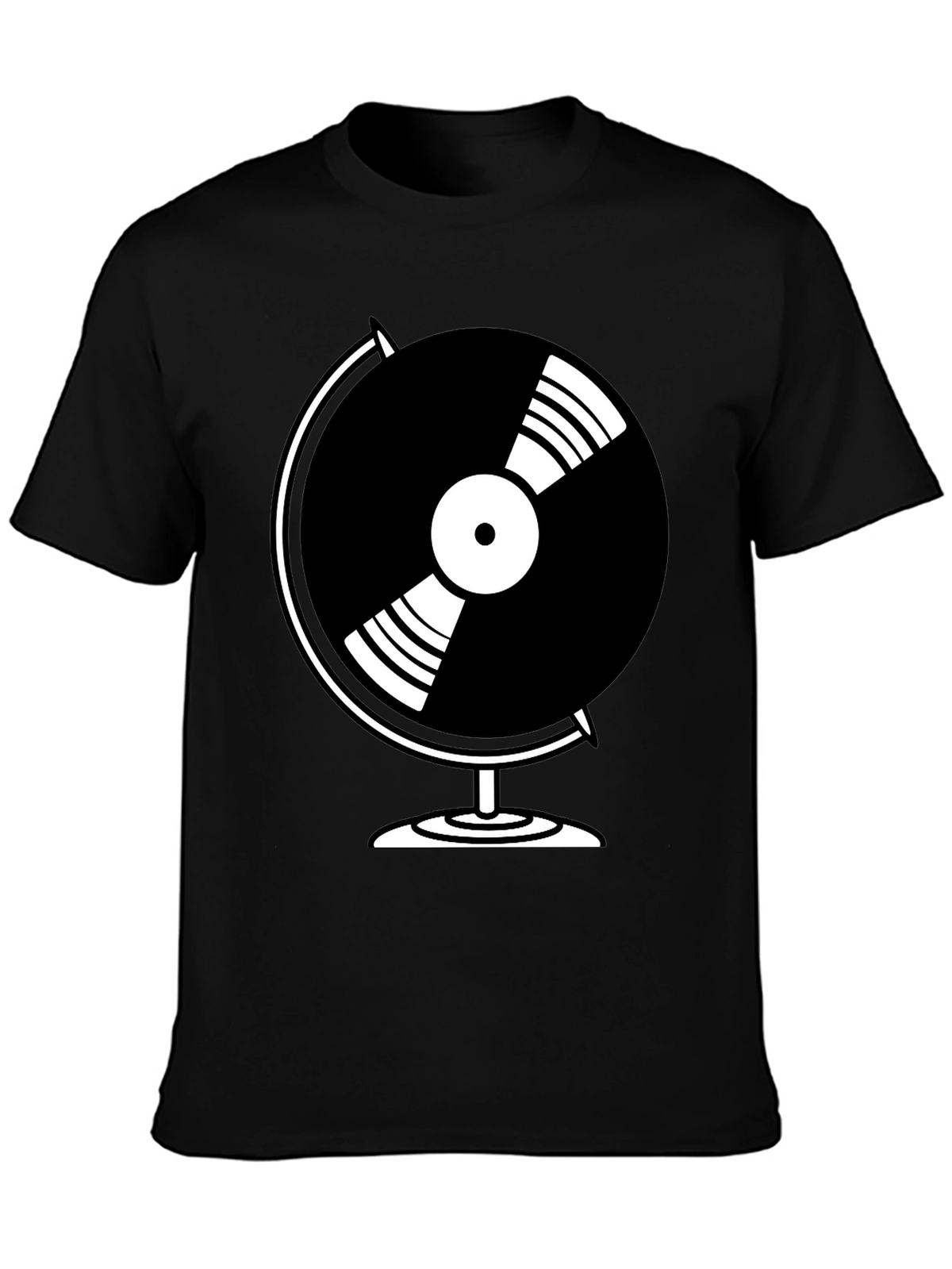 Globe Vinyl Record Graphic Tee