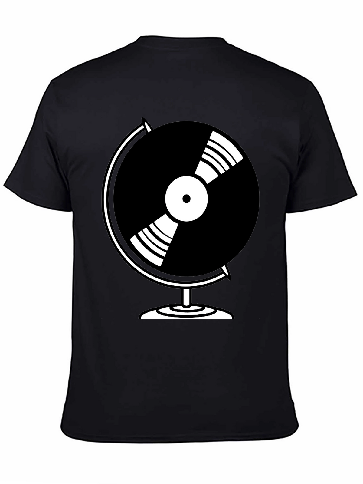 Globe Vinyl Record Graphic Tee