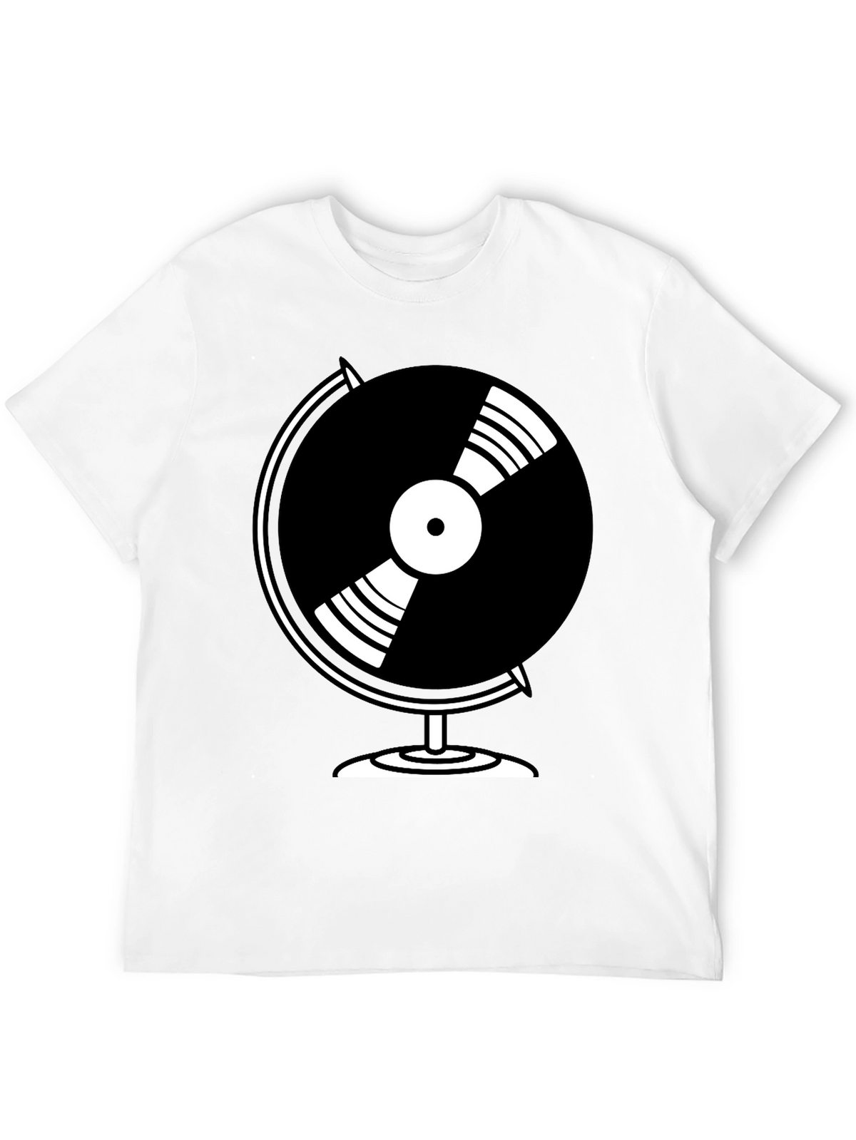 Globe Vinyl Record Graphic Tee