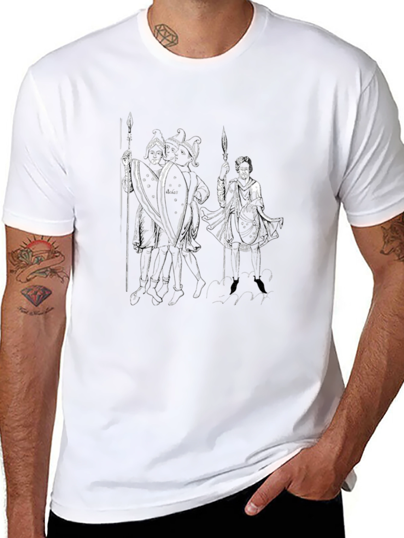 Medieval Knights T-Shirt - Dark Apparel