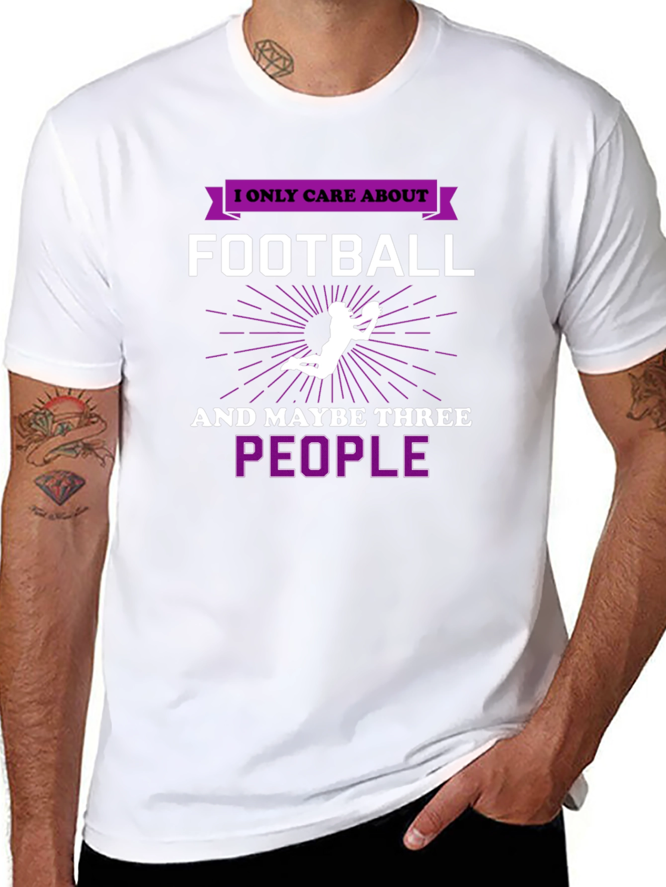 Football Obsessed Graphic Tee - Sports Fan Apparel