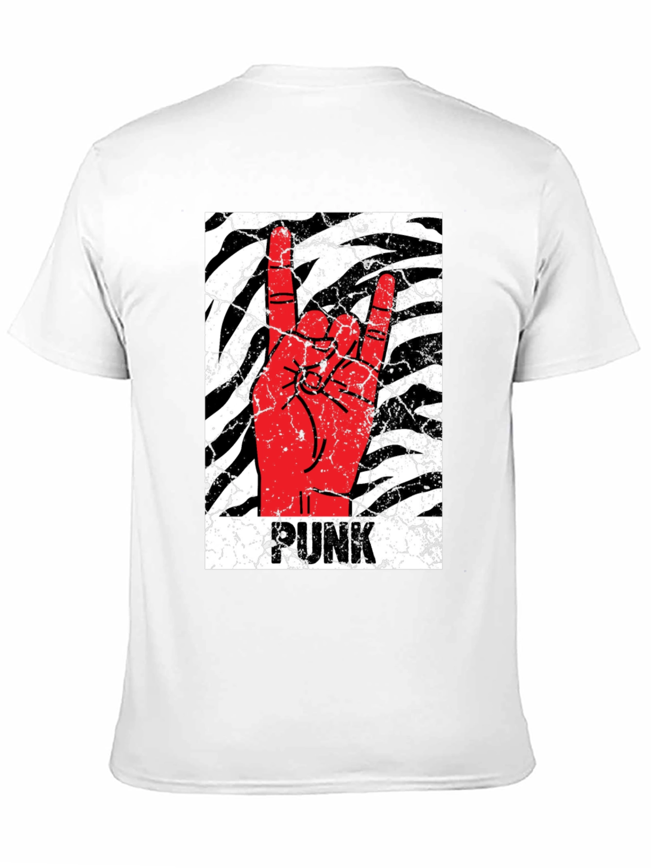 Punk Rock Hand Black T-Shirt