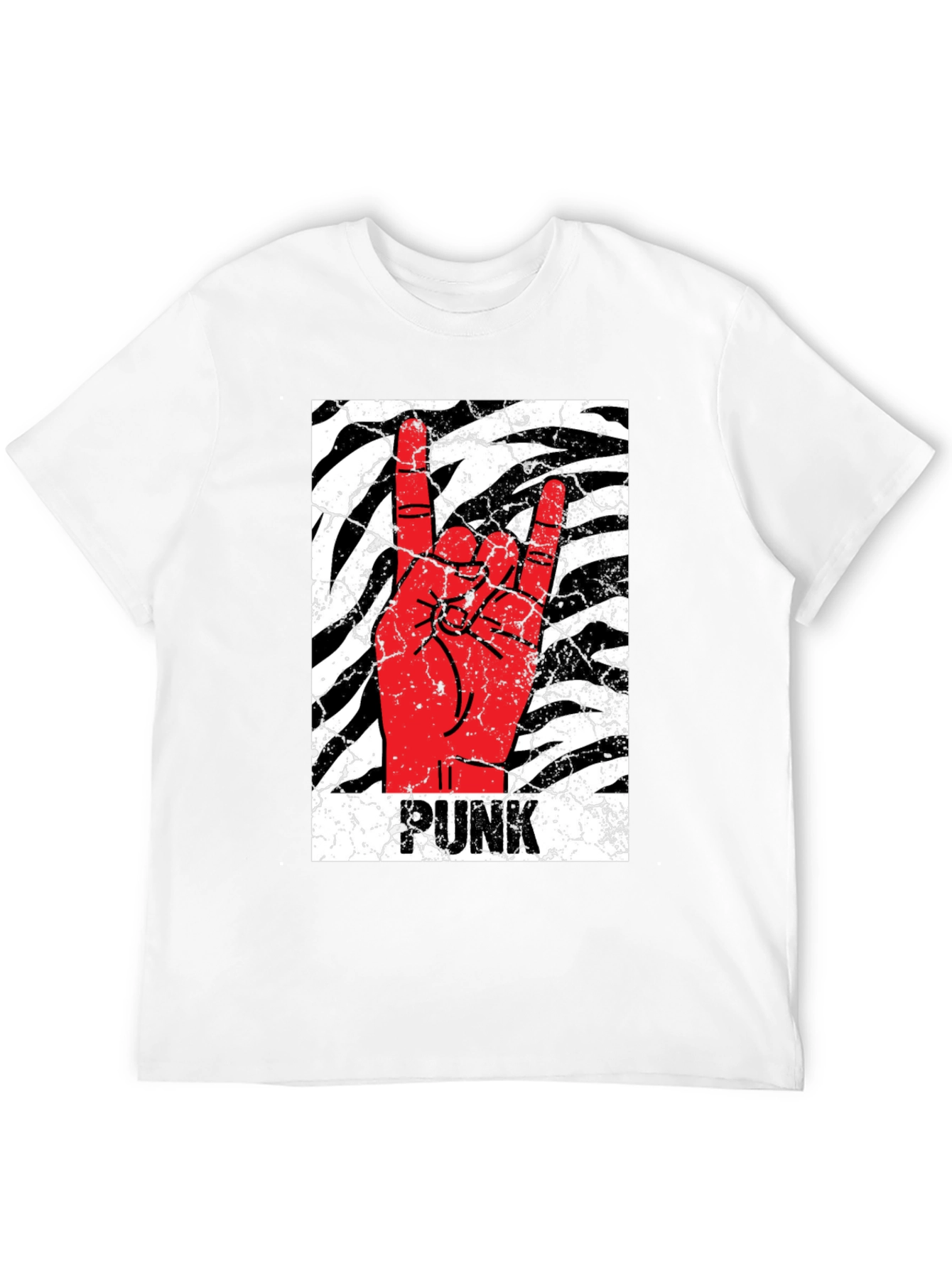 Punk Rock Hand Black T-Shirt