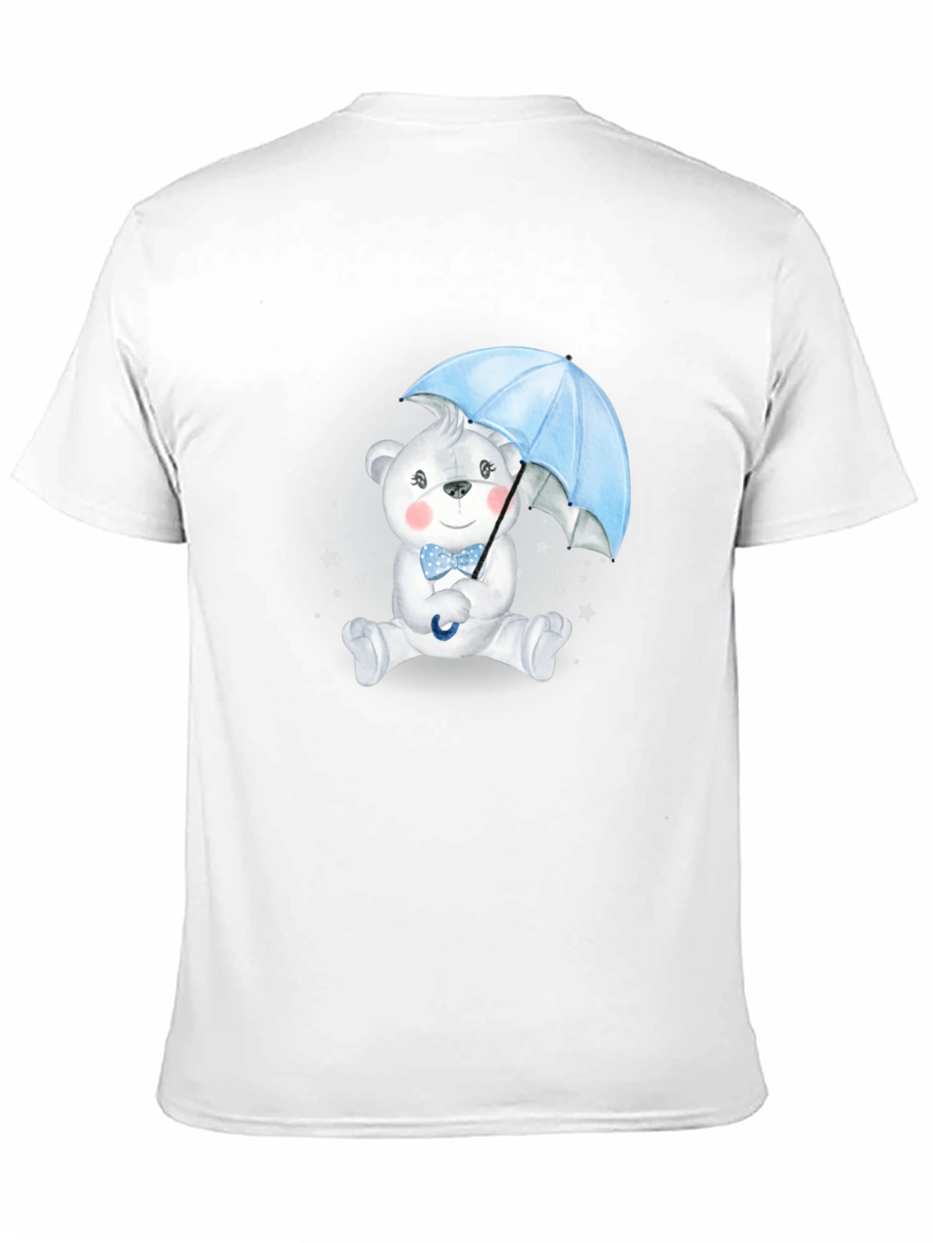 Cute Bear with Umbrella Graphic Tee
