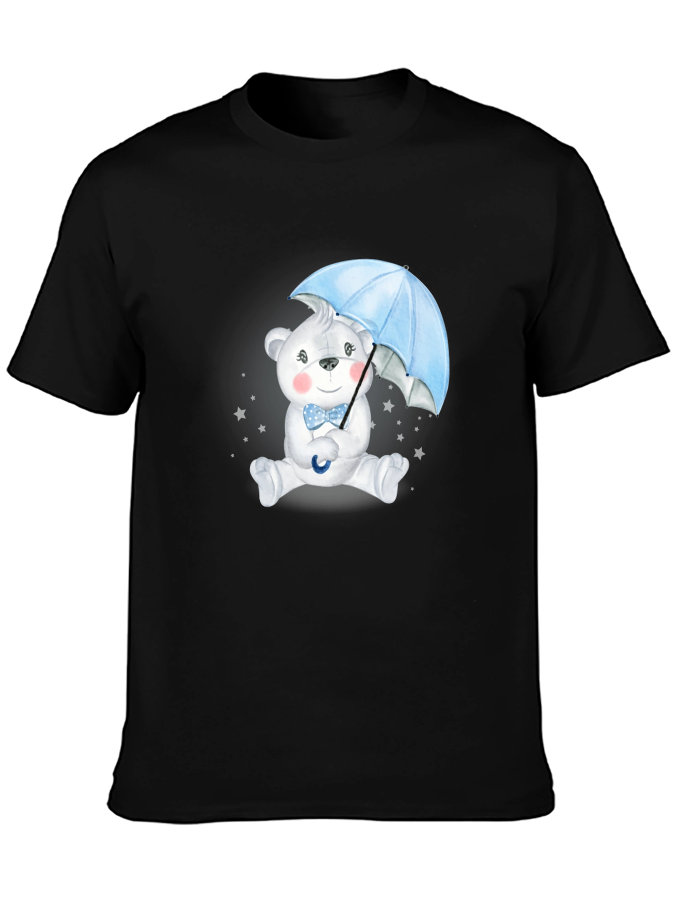 Cute Bear with Umbrella Graphic Tee