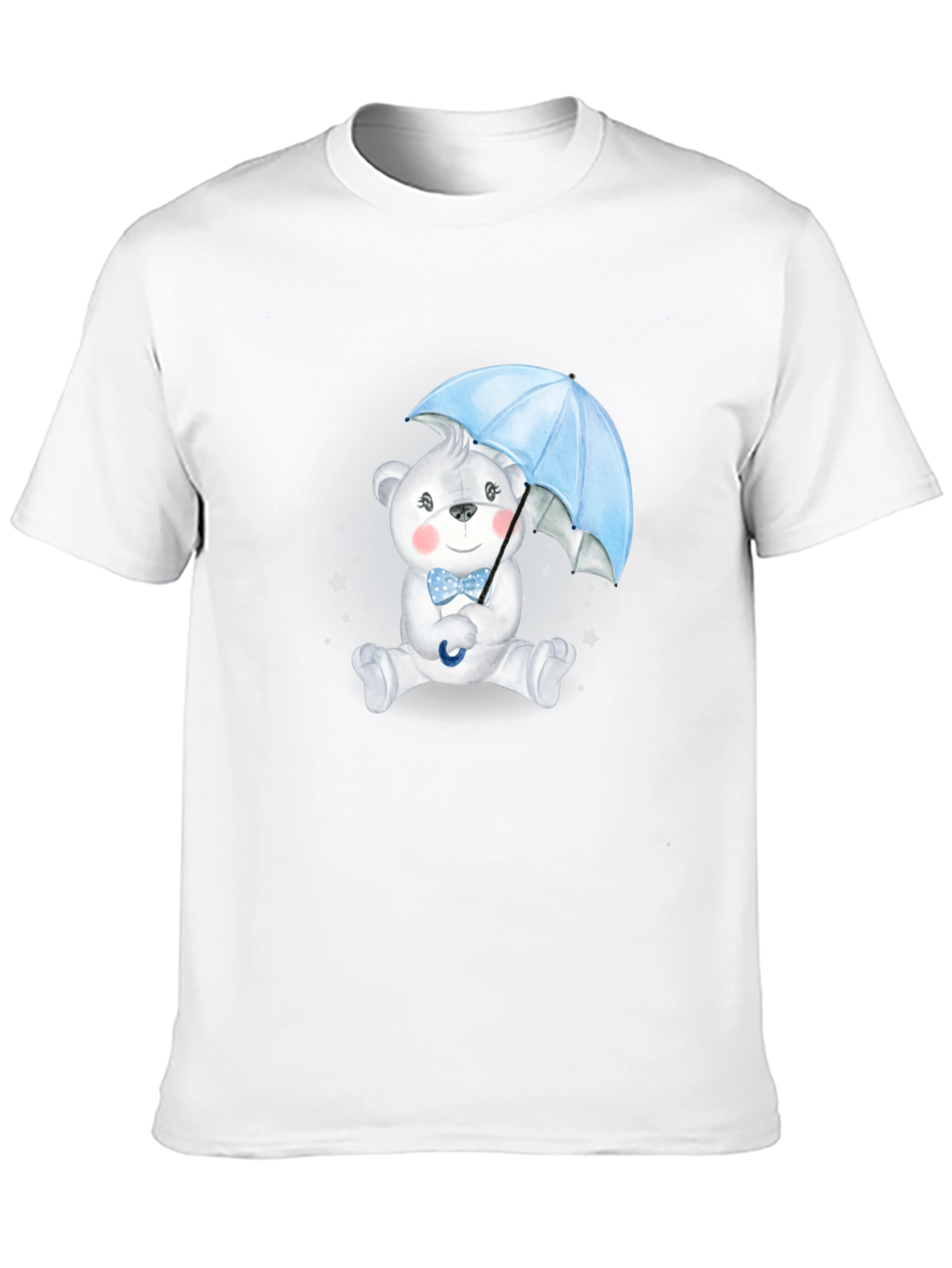 Cute Bear with Umbrella Graphic Tee