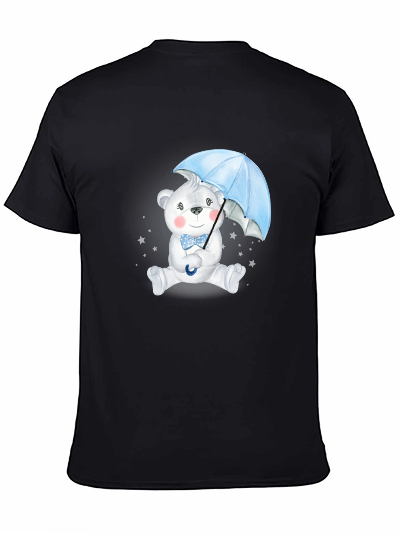 Cute Bear with Umbrella Graphic Tee