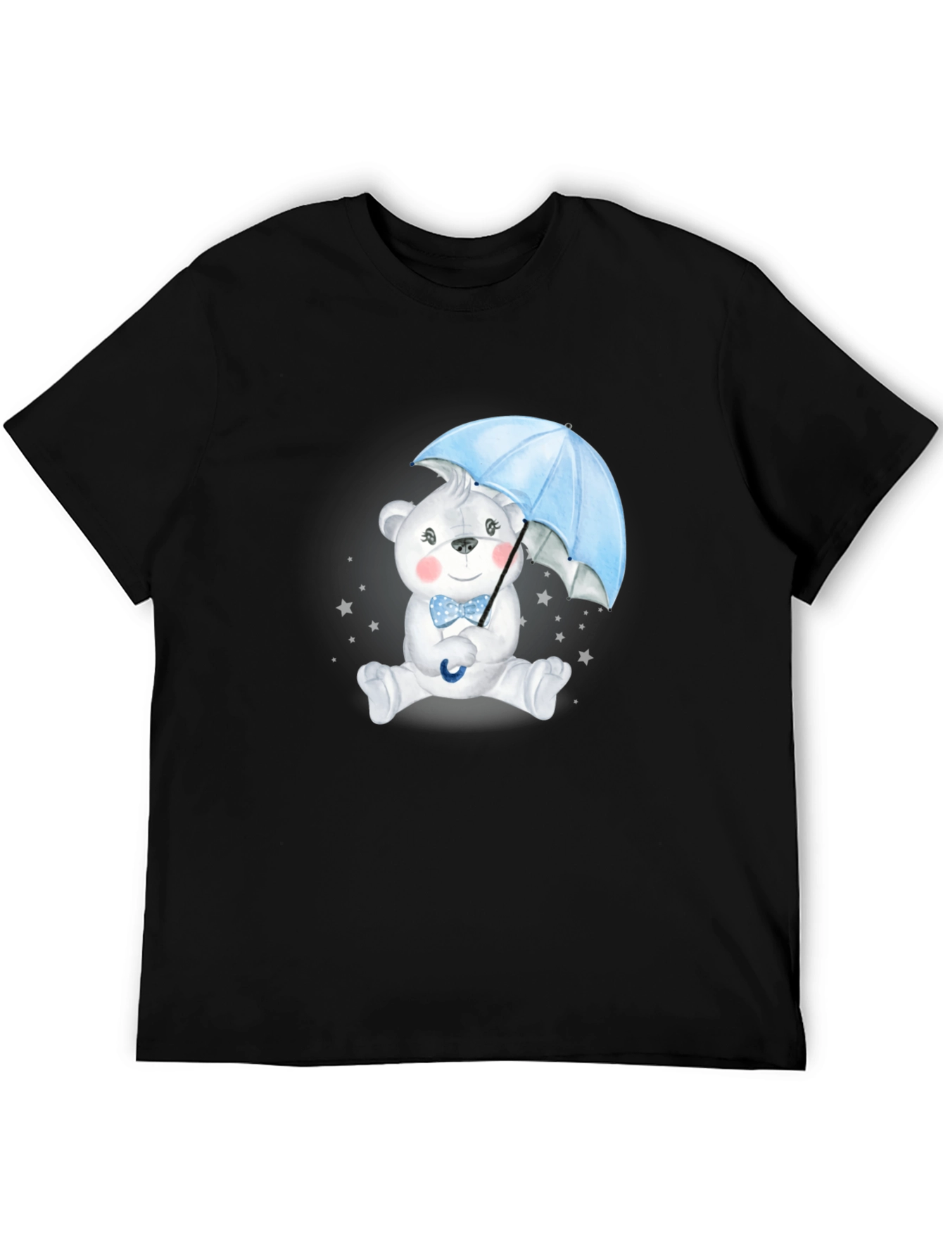 Cute Bear with Umbrella Graphic Tee