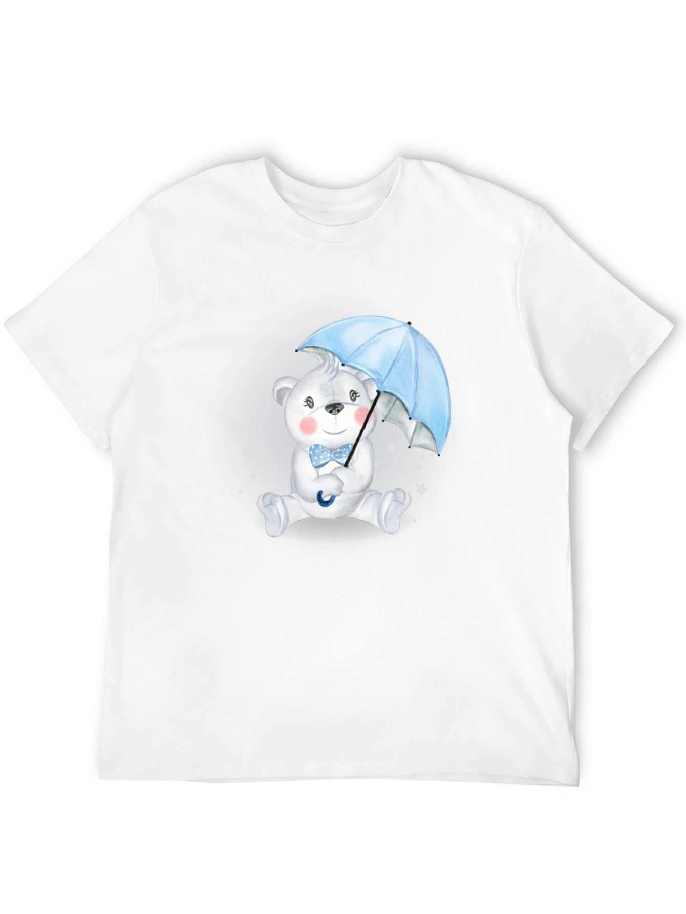 Cute Bear with Umbrella Graphic Tee