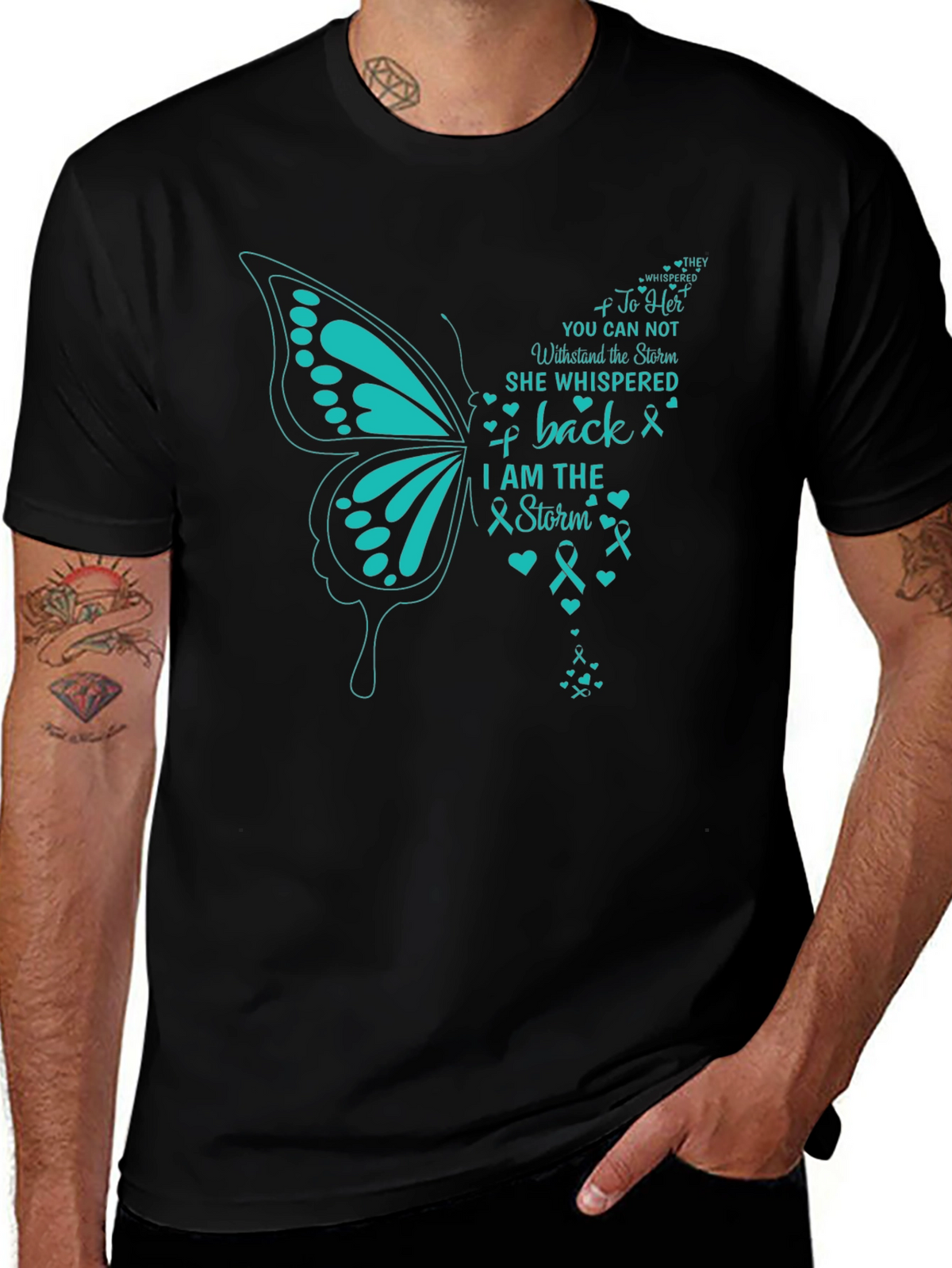 I Am The Storm Butterfly T-Shirt
