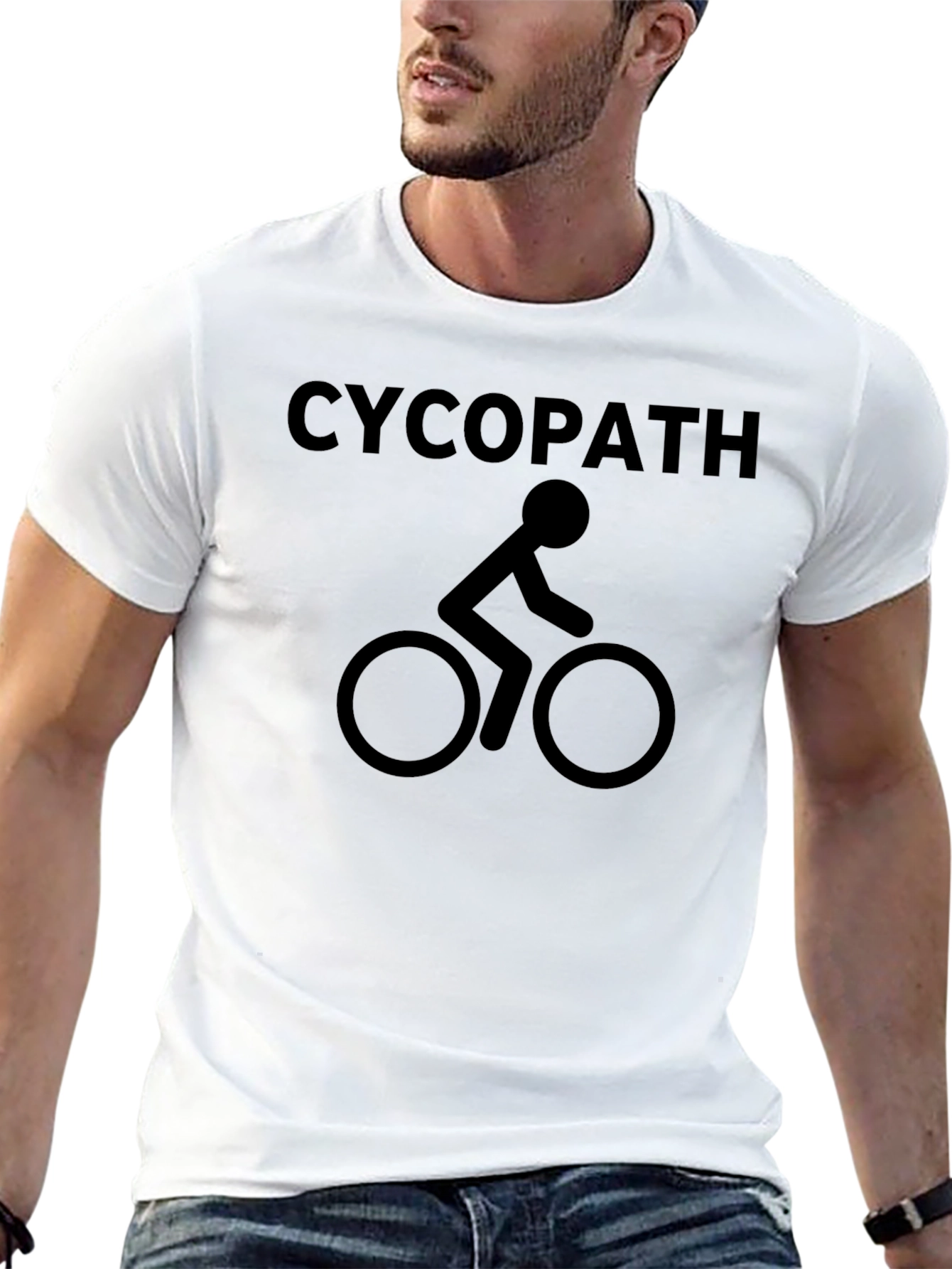 CycoPath Cycling T-Shirt - Funny Biker Tee